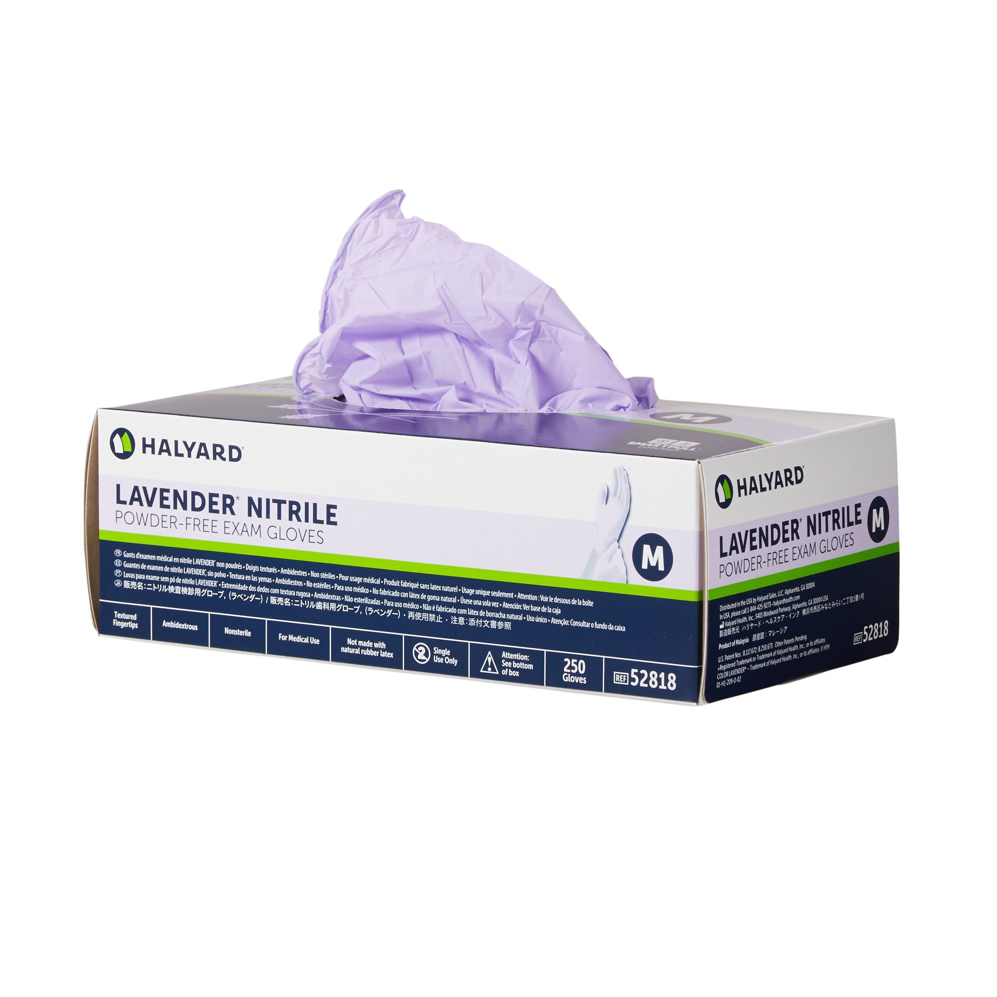 O&M Halyard Inc - 52818 Halyard™ Lavender™ Nitrile Exam Glove