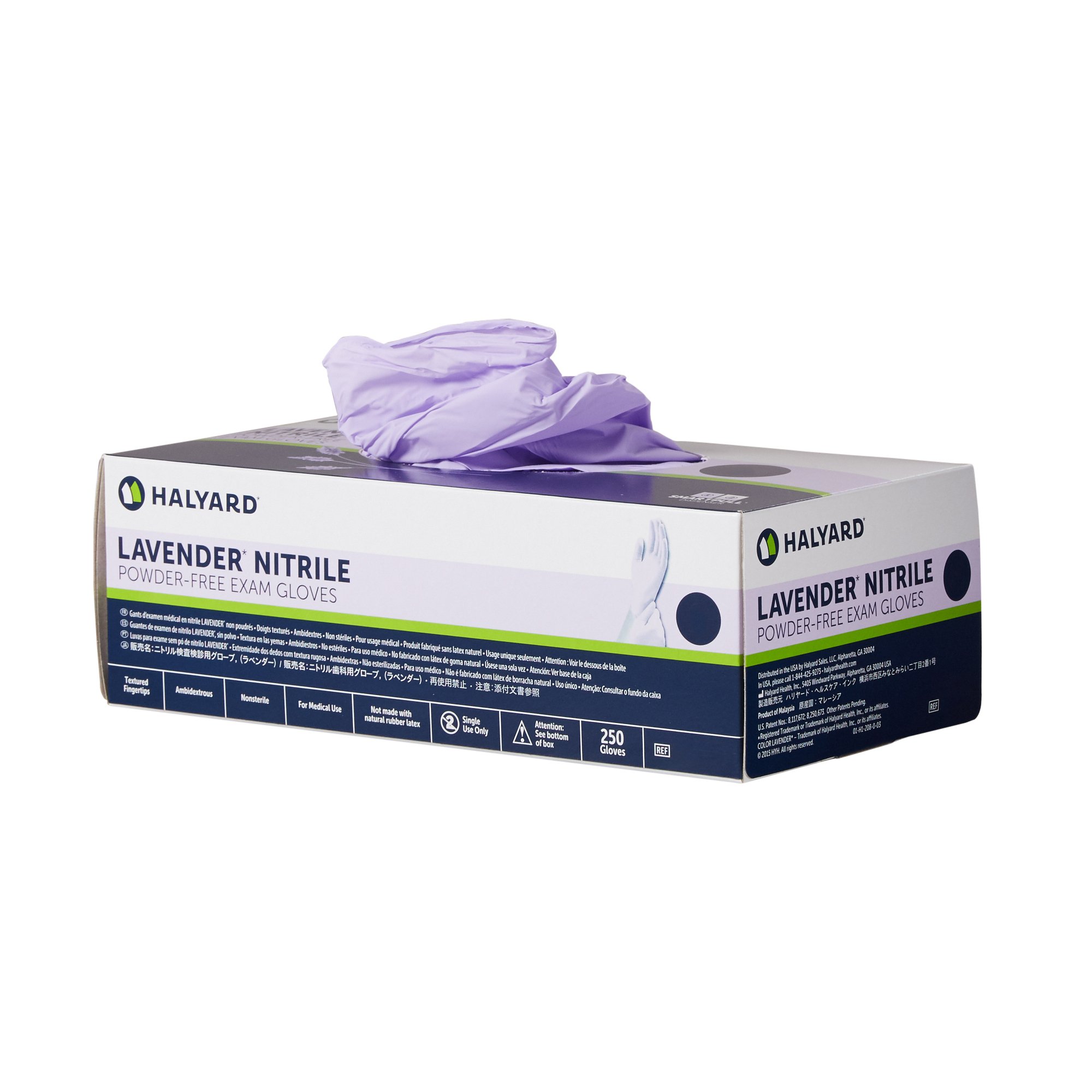 O&M Halyard Inc - 52819 Halyard™ Lavender™ Nitrile Exam Glove