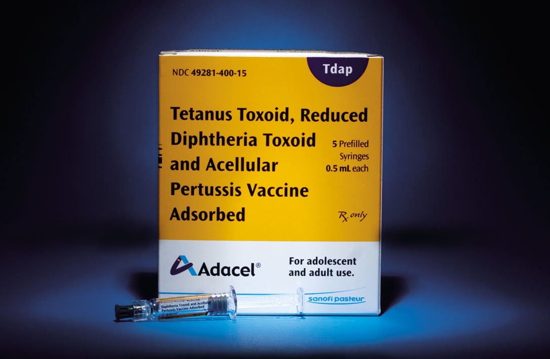 Sanofi Pasteur - 49281040015 Adacel® Tetanus Toxoid, Reduced Diphtheria Toxoid and Acellular Pertussis Vaccine, Adsorbed, Preservative Free 5 Lf - 2 Lf - 2.5 mcg / 0.5 mL Injection 0.5 mL