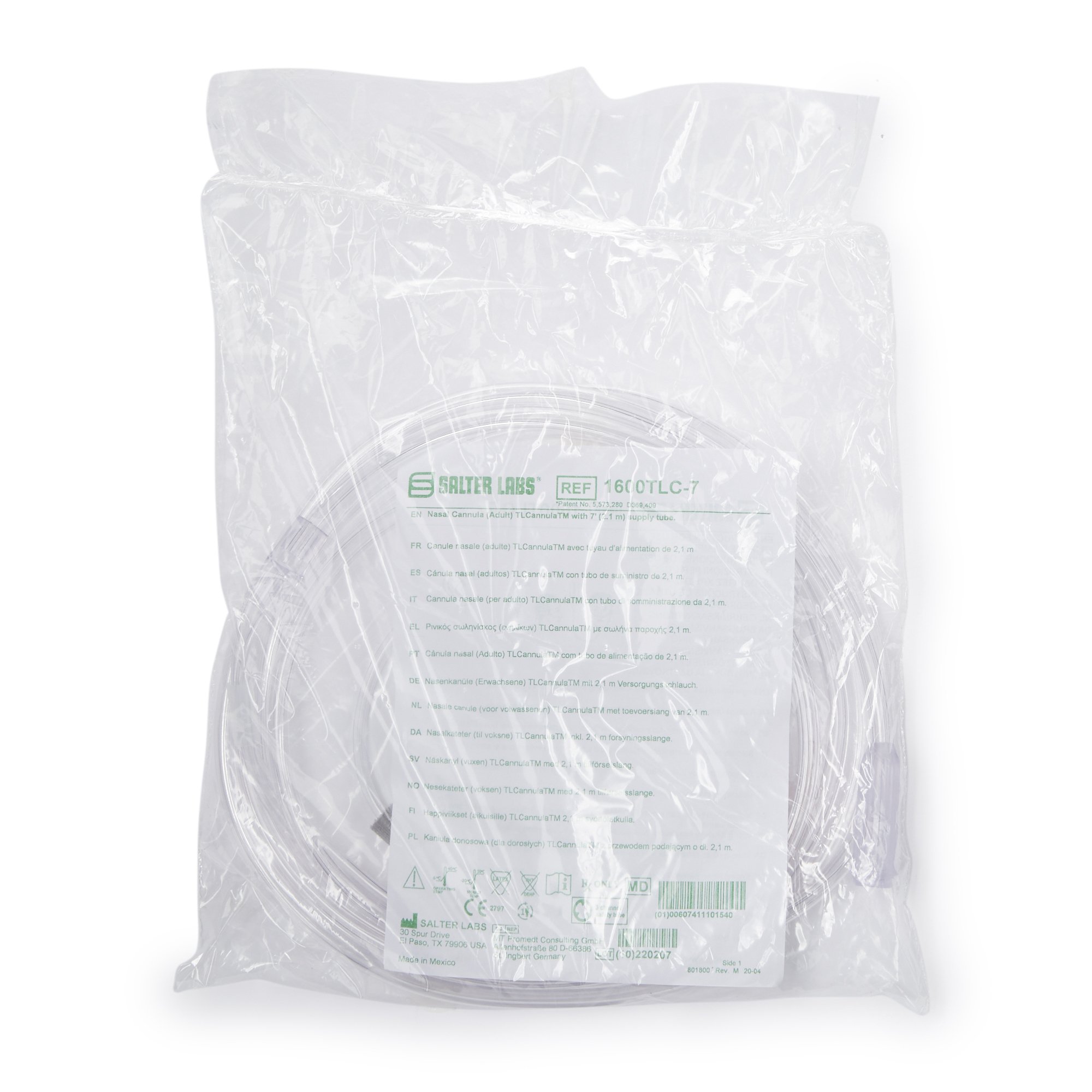 Sun Med - 1600TLC-7-25 Salter-Style® TLCannula™ Nasal Cannula with Ear Cushions