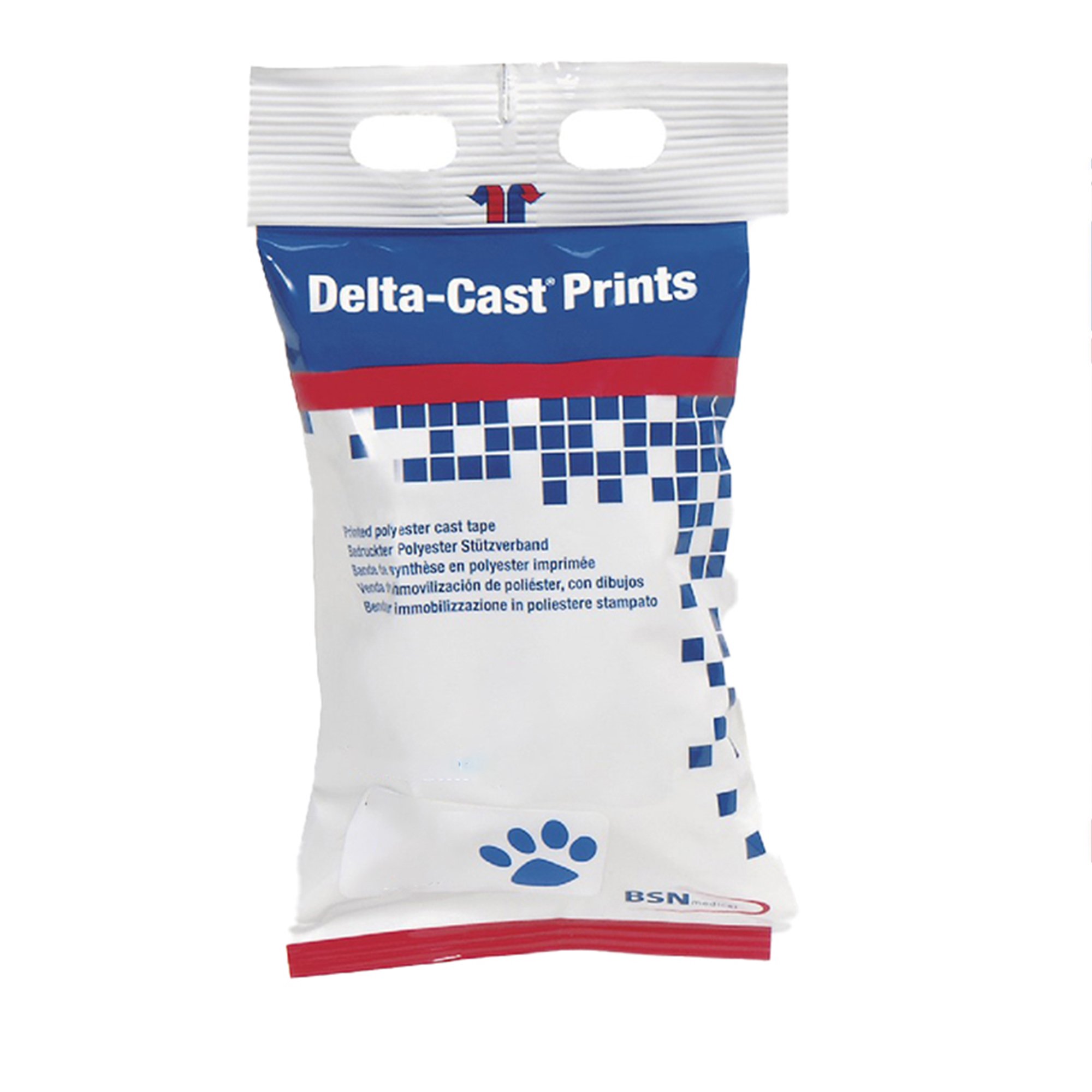 BSN Medical 7227320 - Delta-Cast® Prints Paw Print Cast Tape, 2 Inch x 4 Yard - 10/Box