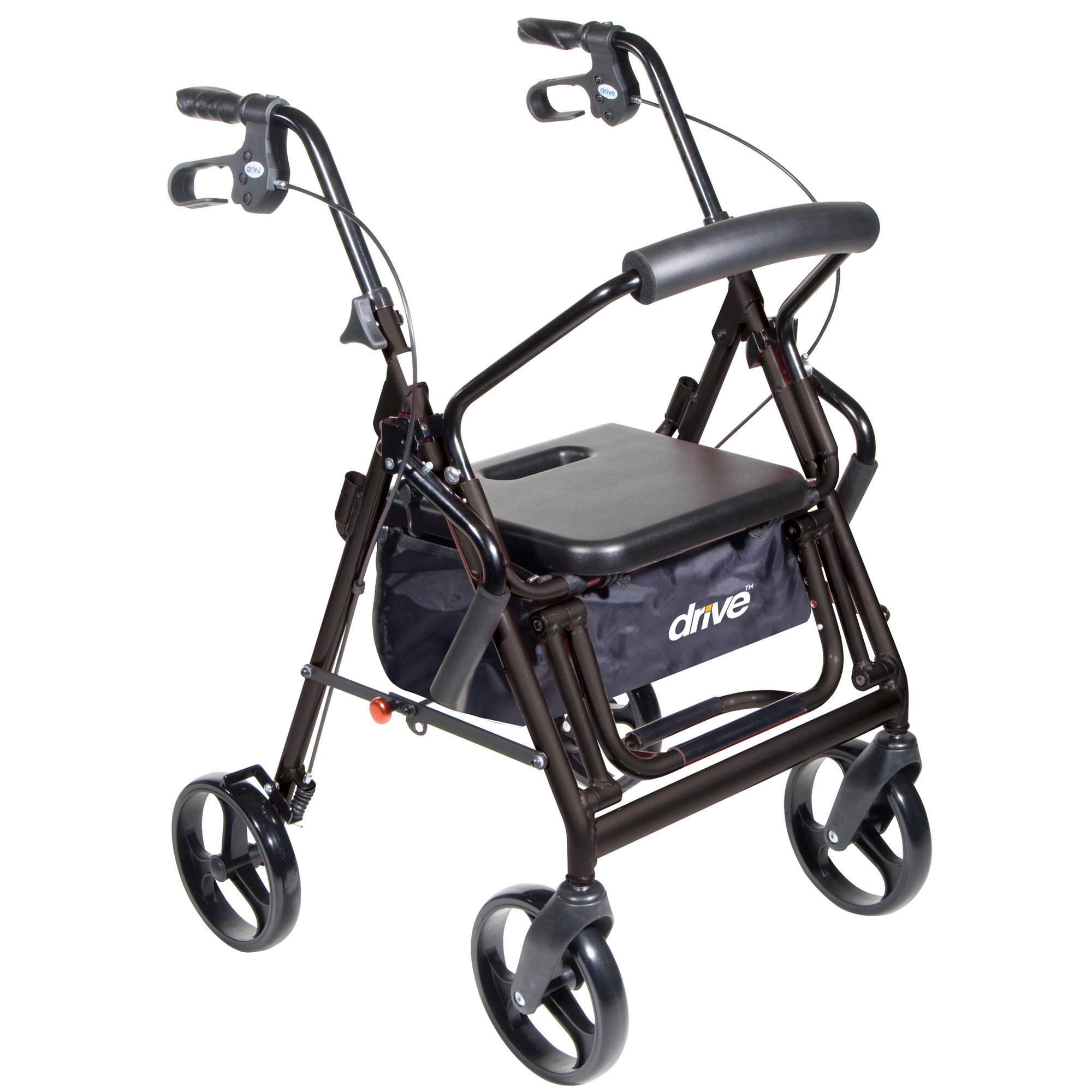 Drive DeVilbiss Healthcare - 795BK drive™ Duet Four-Wheel Rollator