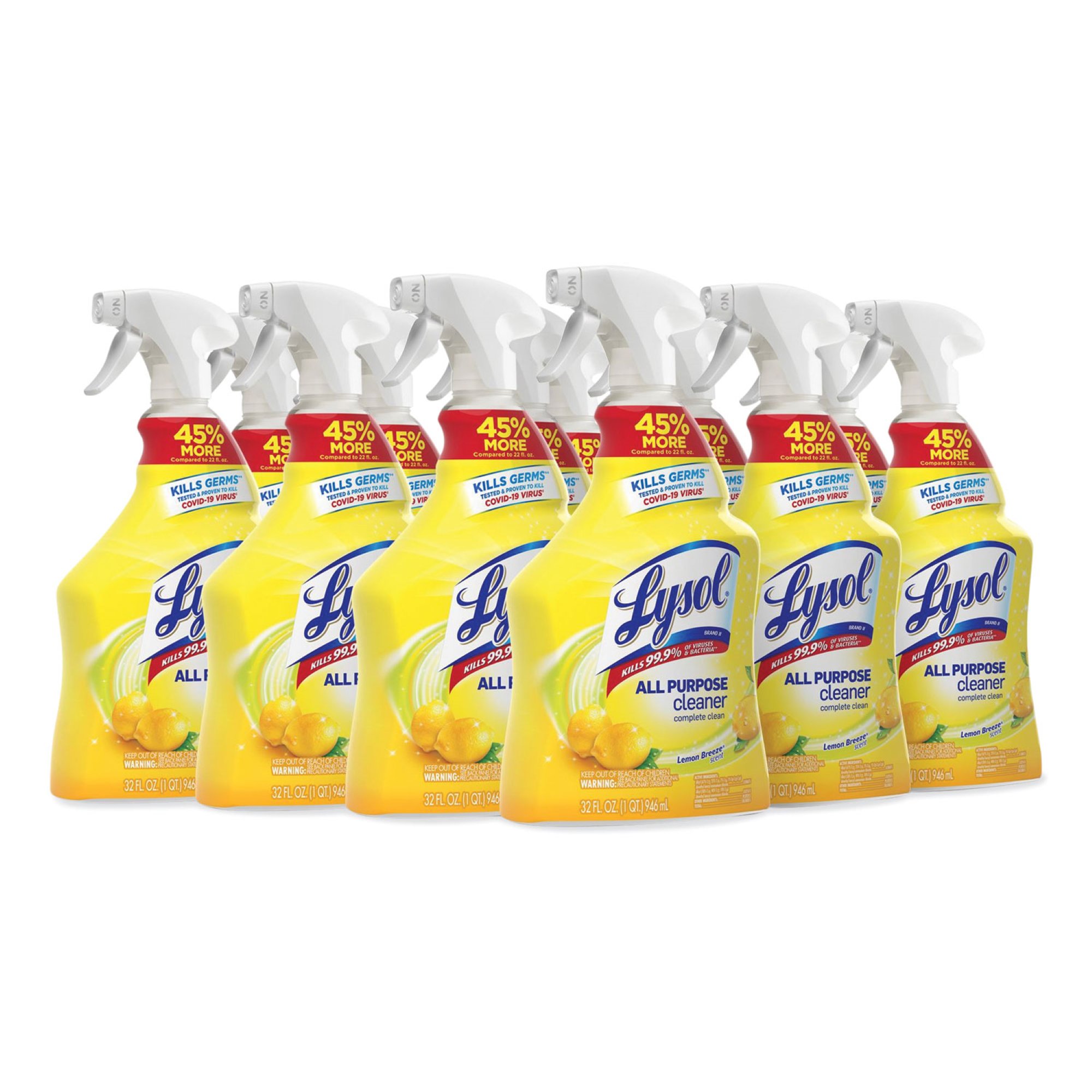 Essendant Co-United Stationers RAC75352CT - Lysol® All Purpose Cleaner, Lemon Breeze - 1/Each, 12/Case