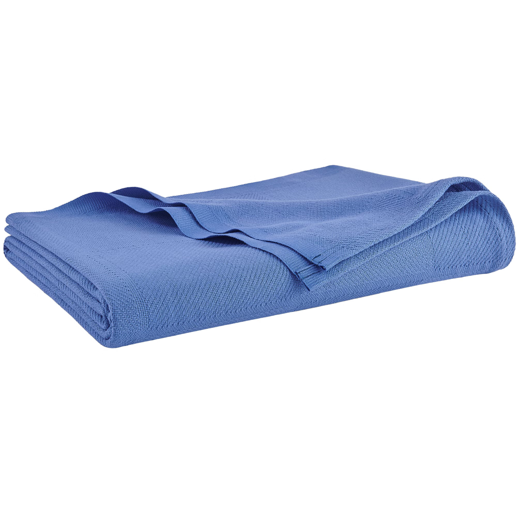 Standard Textile - 78470430 Blanket Serenity™ 75 X 94 Inch Cotton / Polyester Blue