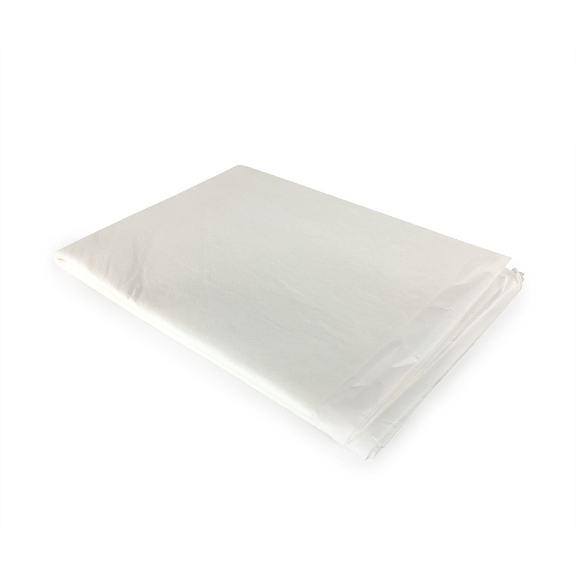 Absorbent Specialty Products - MBS2572-5 Mortuary Sheet Flat 24 X 72 Inch White Liquid Lock Material / Plastic Disposable