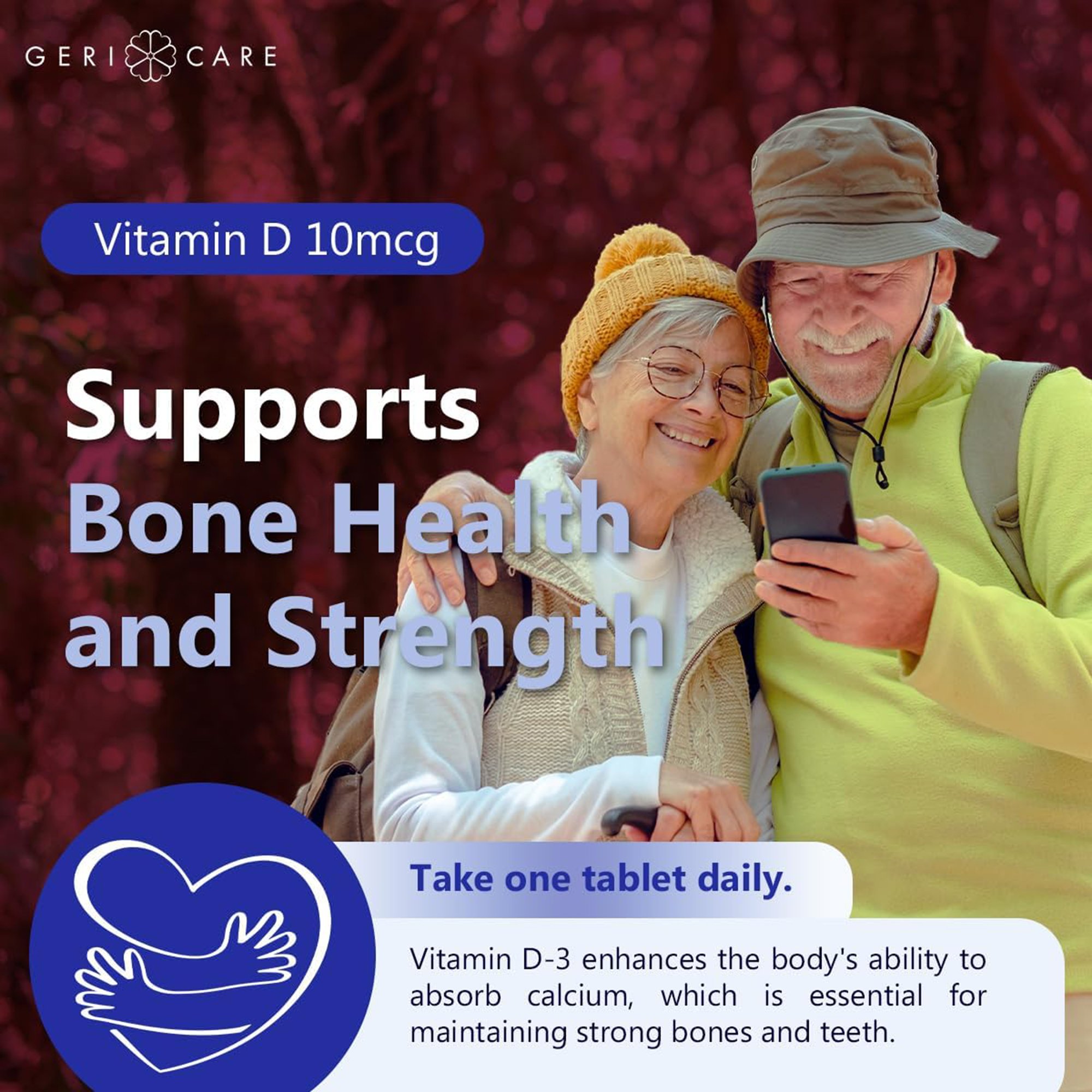 Geri-Care - 874-01-GCP Geri-Care® Vitamin D-3 Supplement