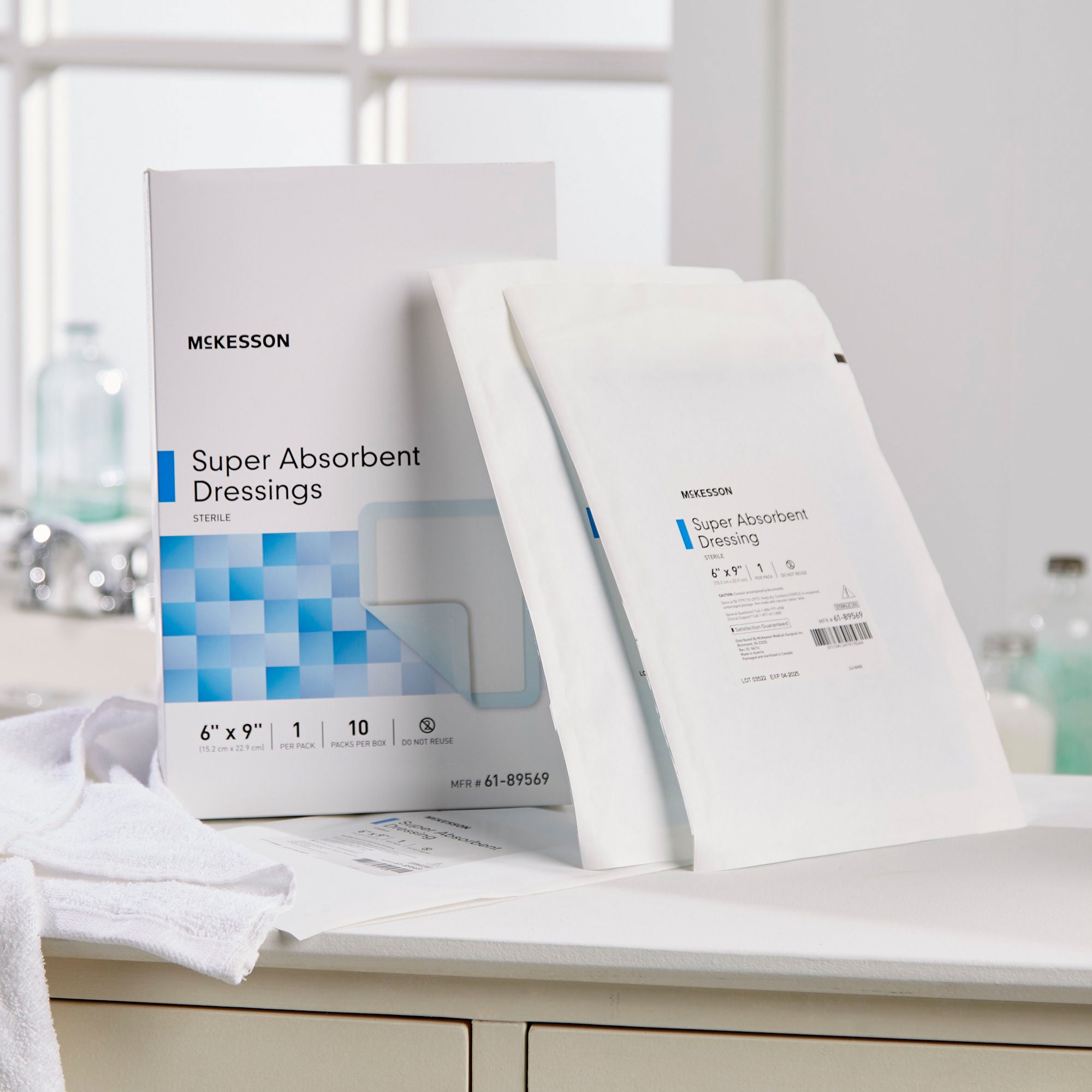 McKesson Brand - 61-89569 McKesson Super Absorbent Dressing