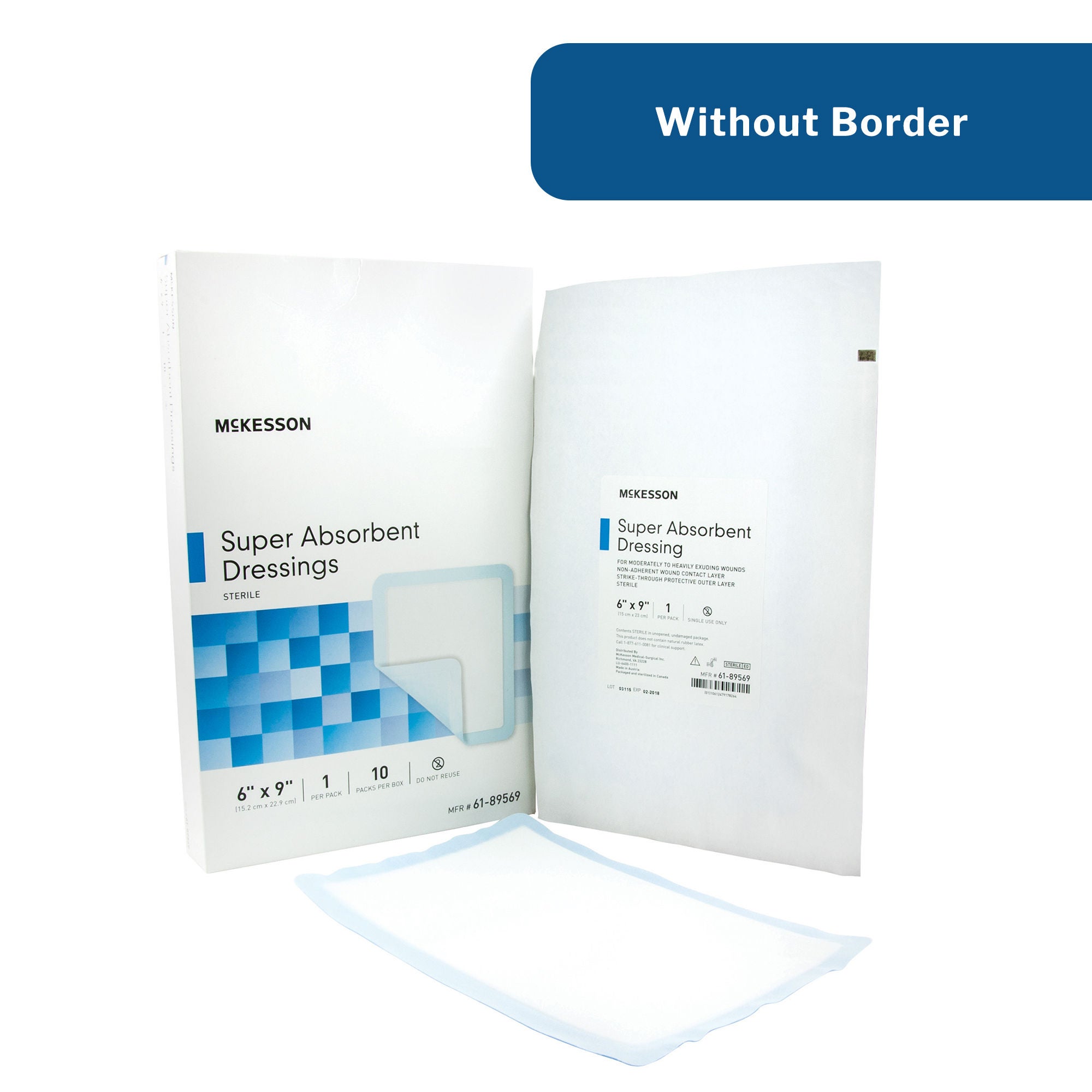 McKesson Super Absorbent Dressing 61-89569 by McKesson Brand