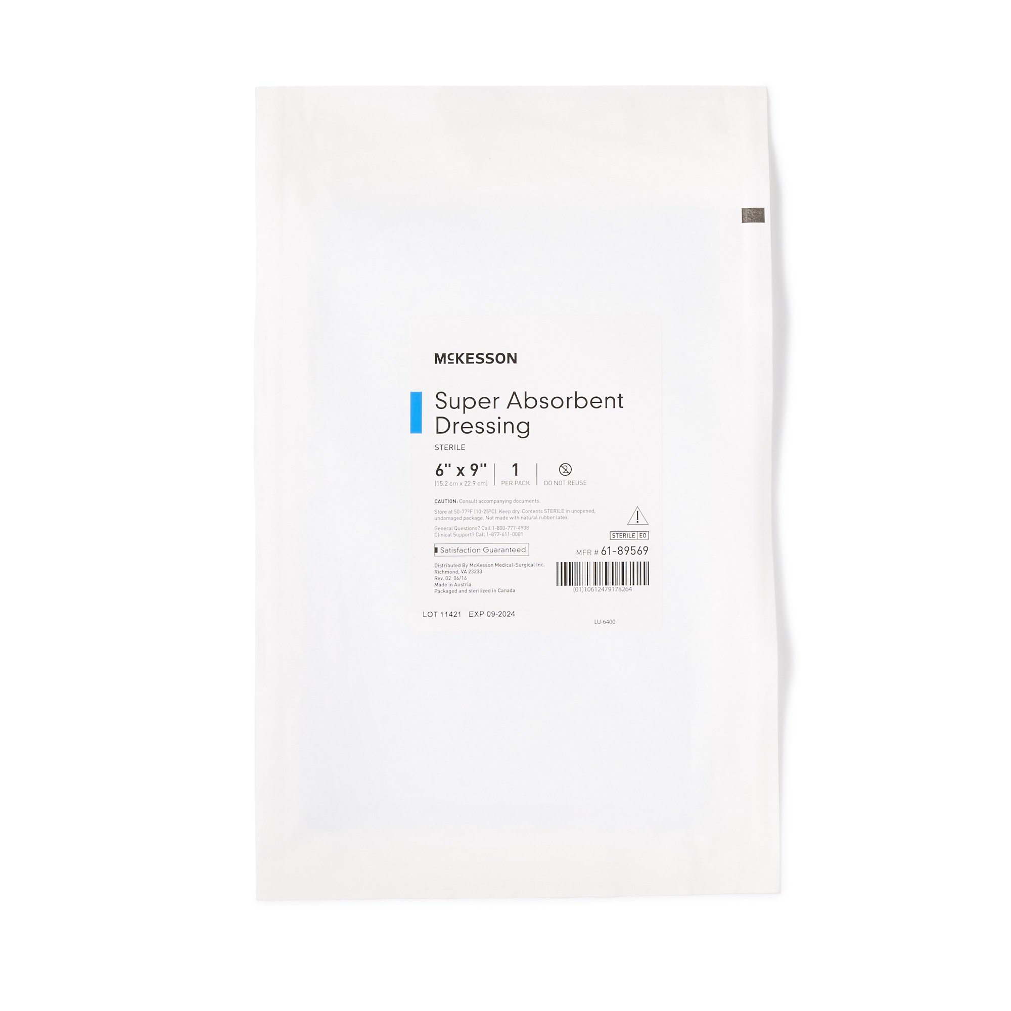 McKesson Super Absorbent Dressing 61-89569 by McKesson Brand