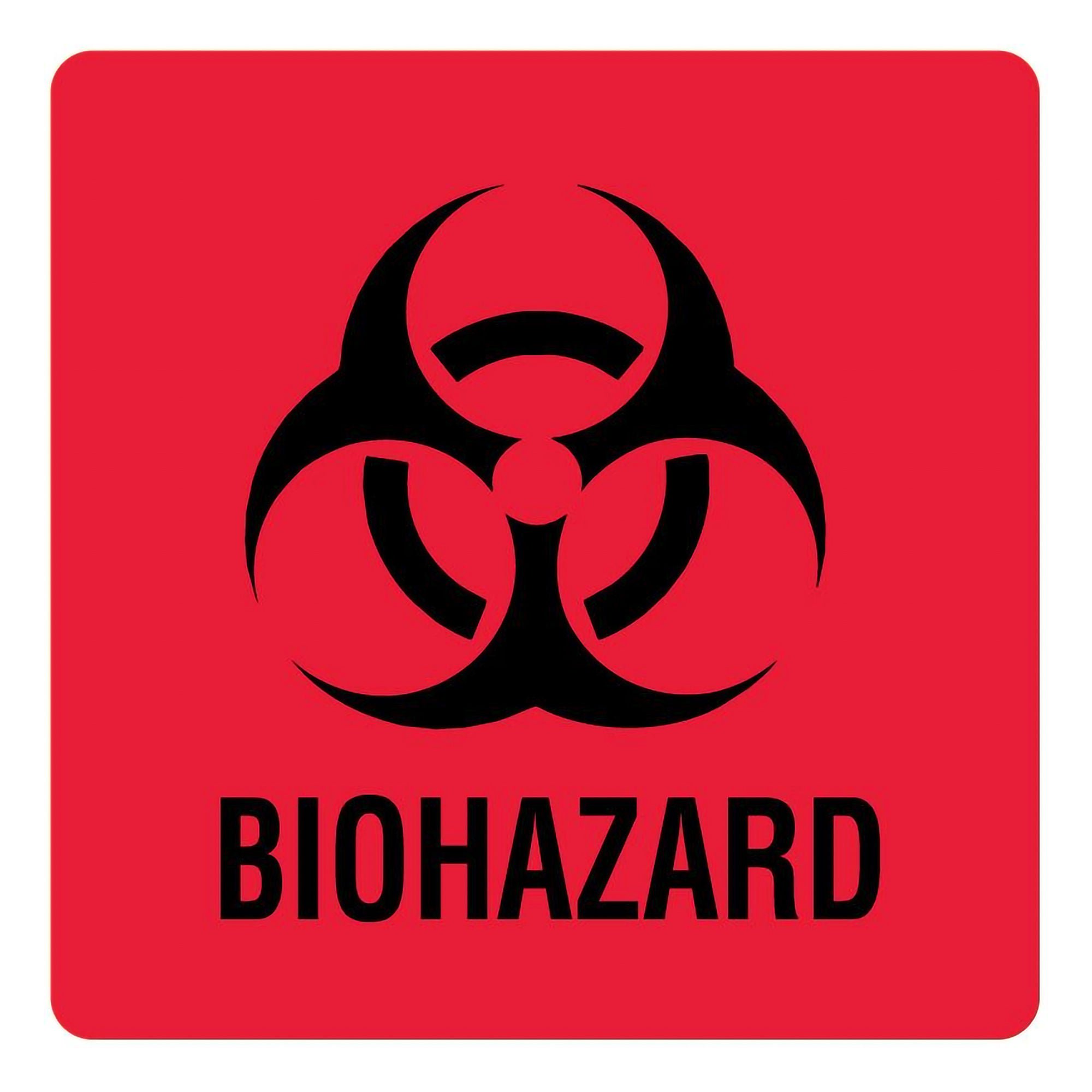 United Ad Label - ULBH503 UAL™ Biohazard / Symbol Pre-Printed Label