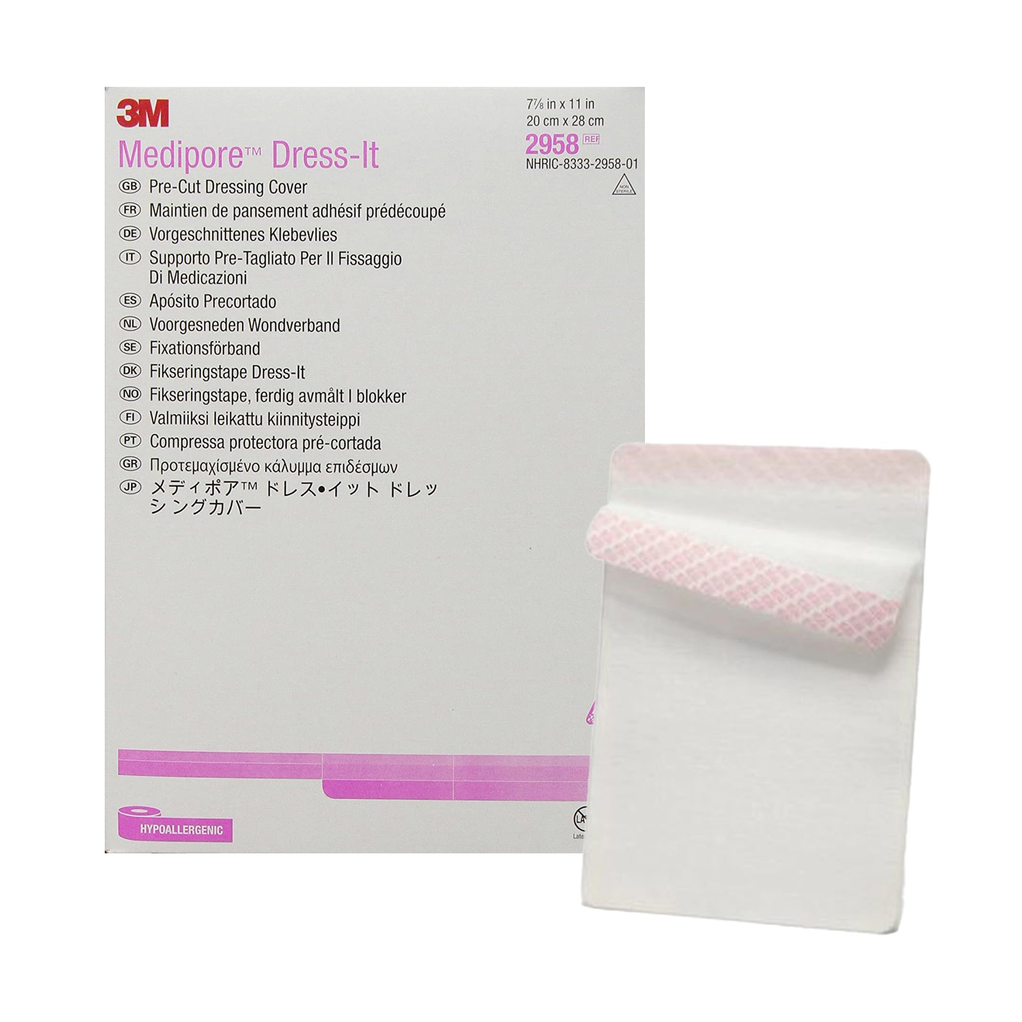 Solventum Corporation - 2958 3M™ Medipore™ Cloth Dressing Retention Tape