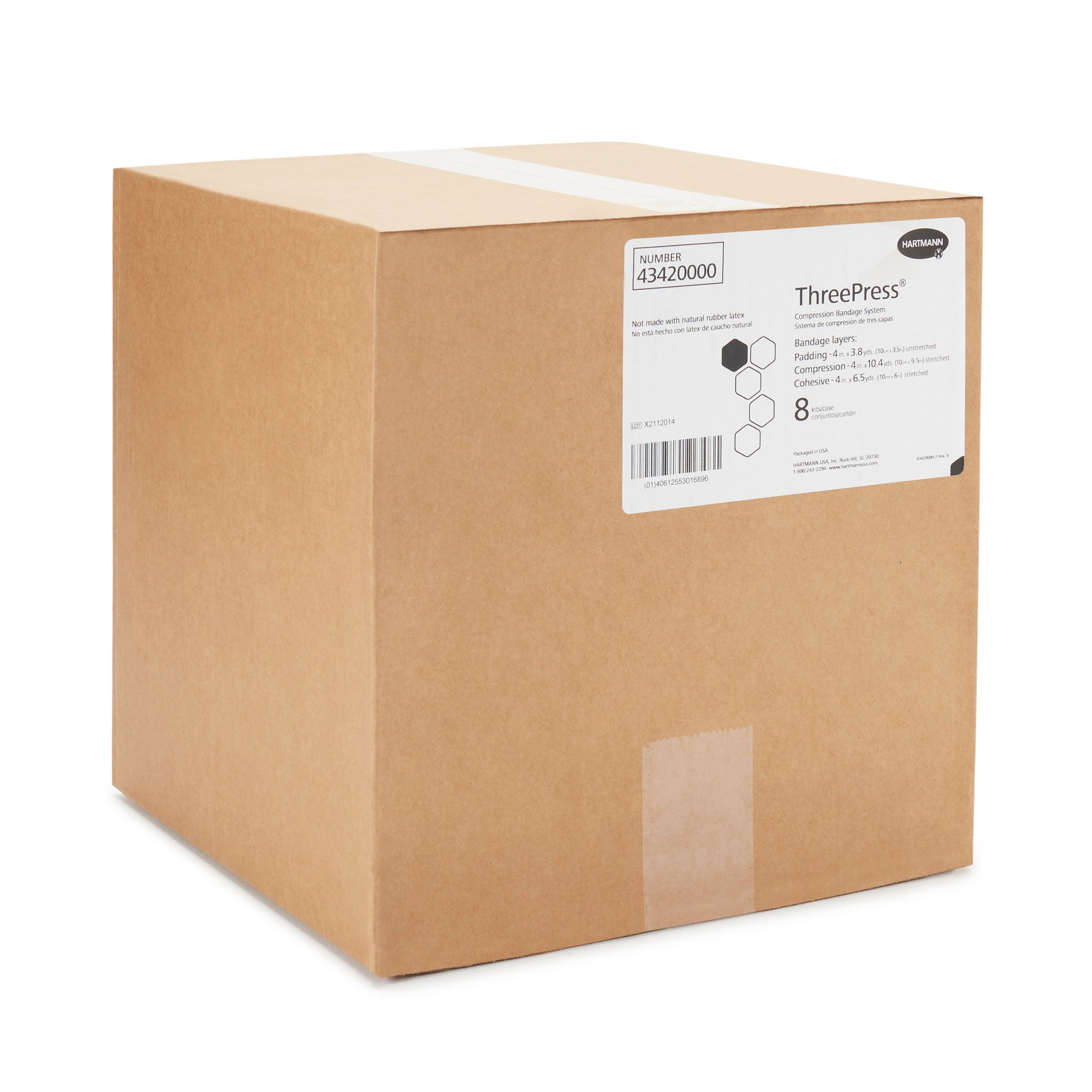 Hartmann - 43420000 ThreePress® Self-adherent Closure 3 Layer Compression Bandage System