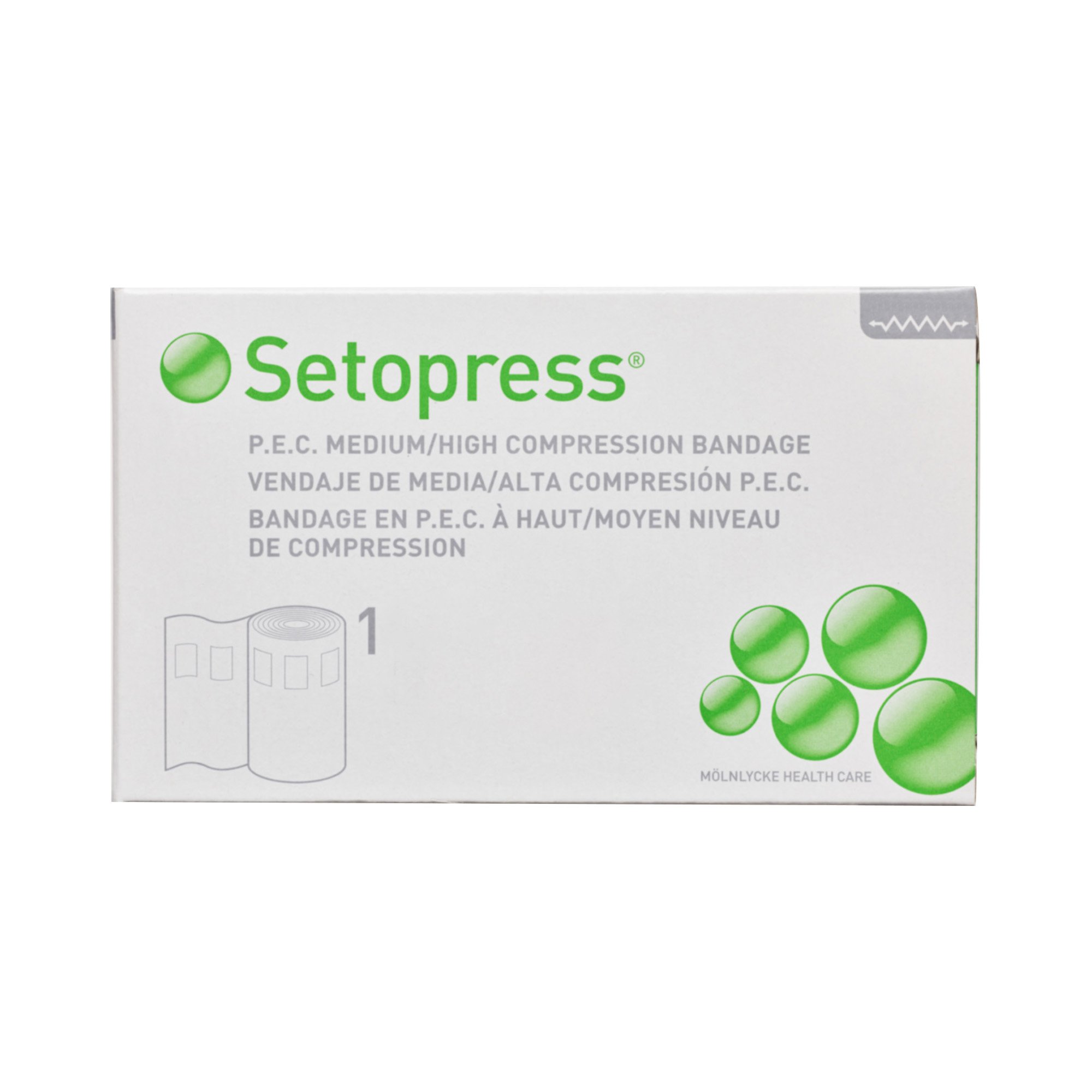 Molnlycke - 3505 Setopress® Safety Pin Closure Compression Bandage
