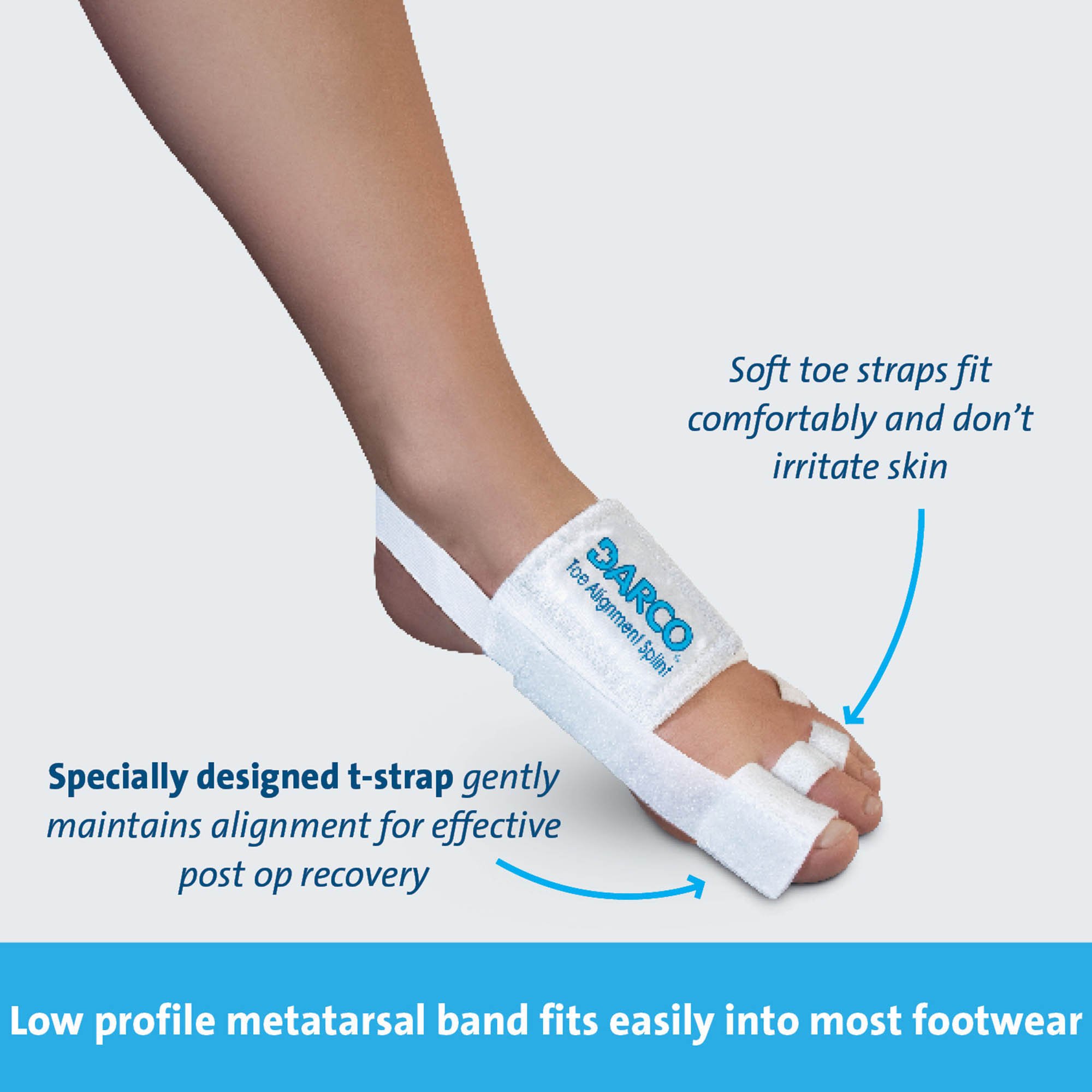 Darco International TAS - TAS™ Toe Splint, One Size Fits Most - 1/Each, 36/Case