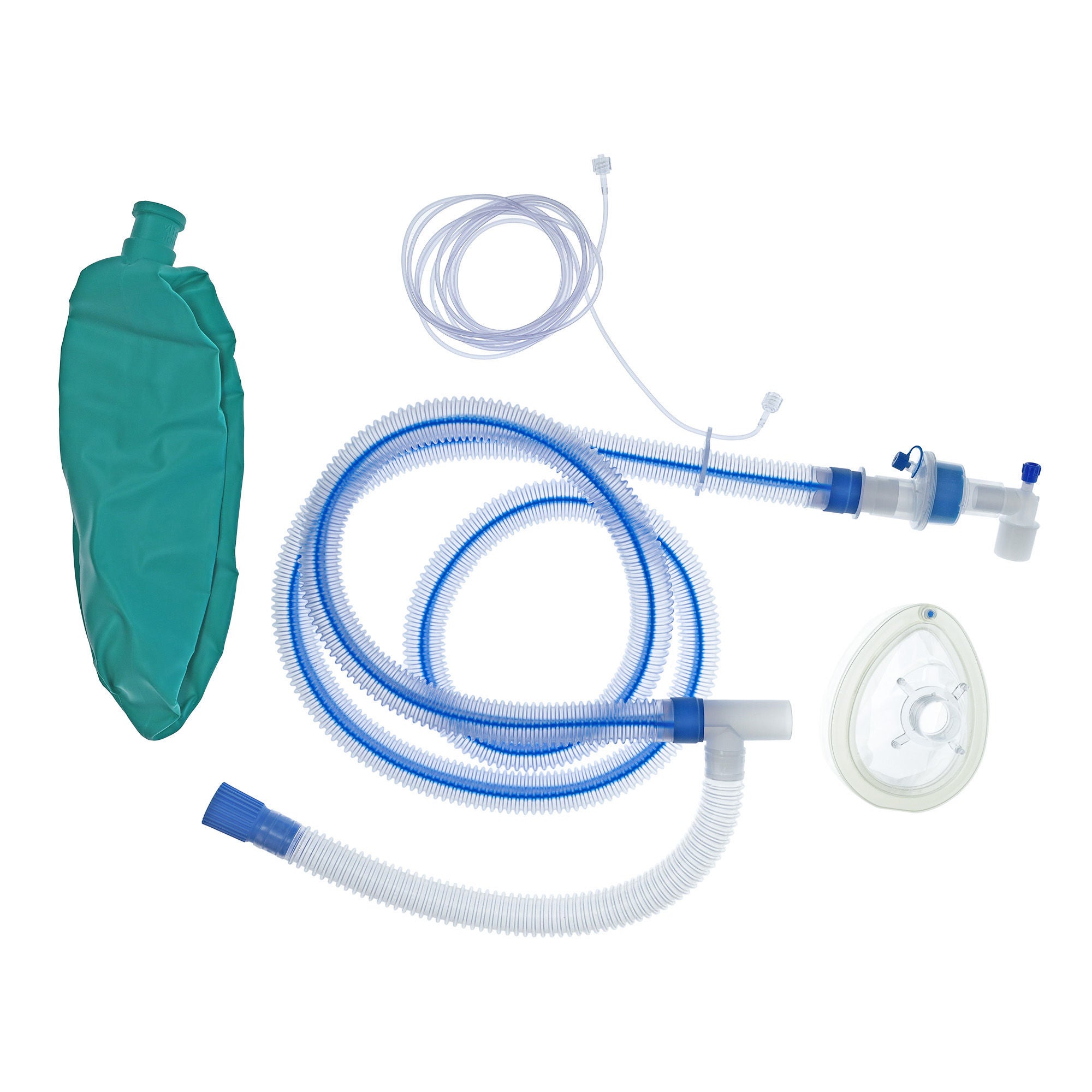 Sun Med - AFNX1900 Anesthesia Breathing Circuit Limb-O™ Corrugated Tube 72 Inch Tube Single Limb Adult 3 Liter Bag Single Patient Use
