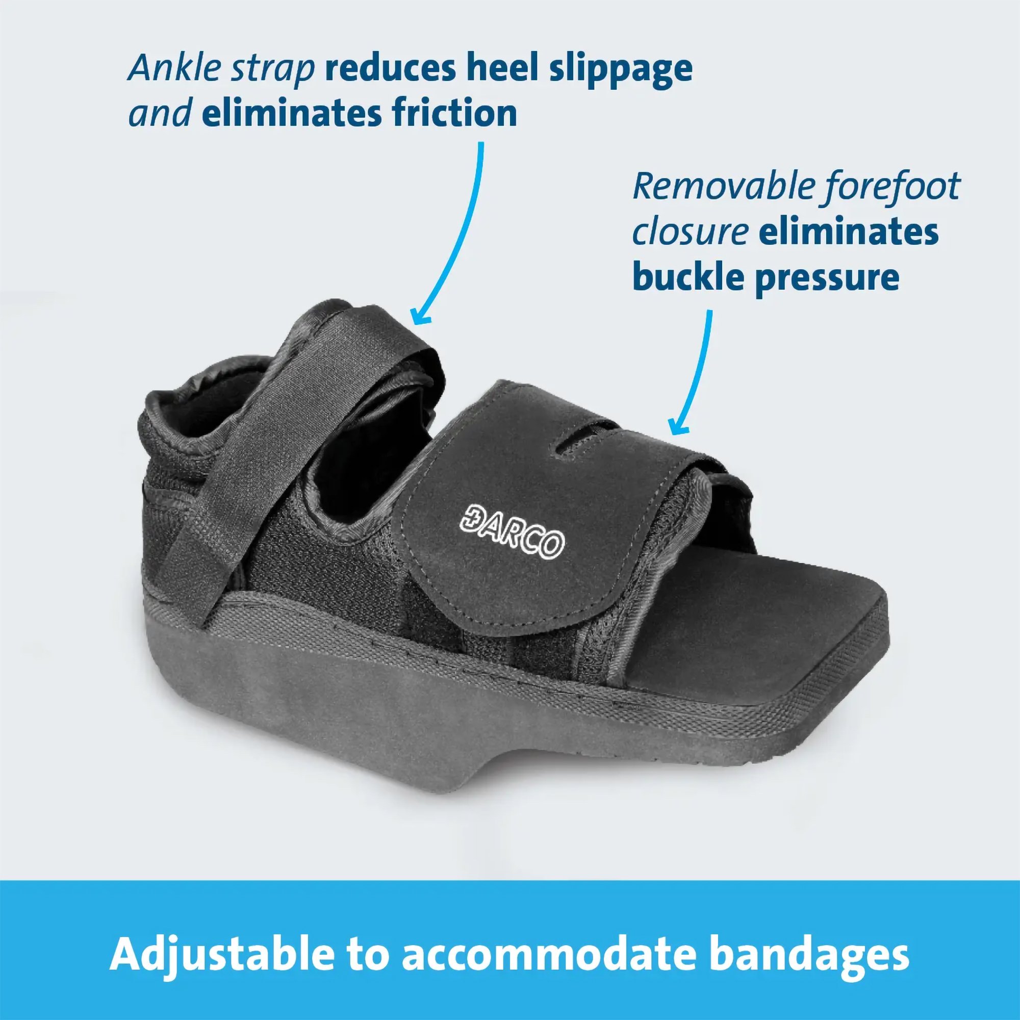 Darco OrthoWedge Post-Op Shoe OQ4B by Darco International