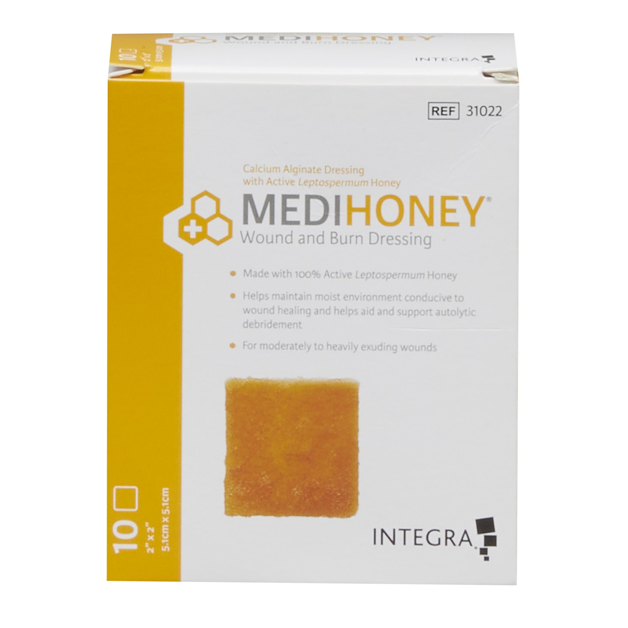 McKesson Brand - 31022 Medihoney® Calcium Alginate Dressing
