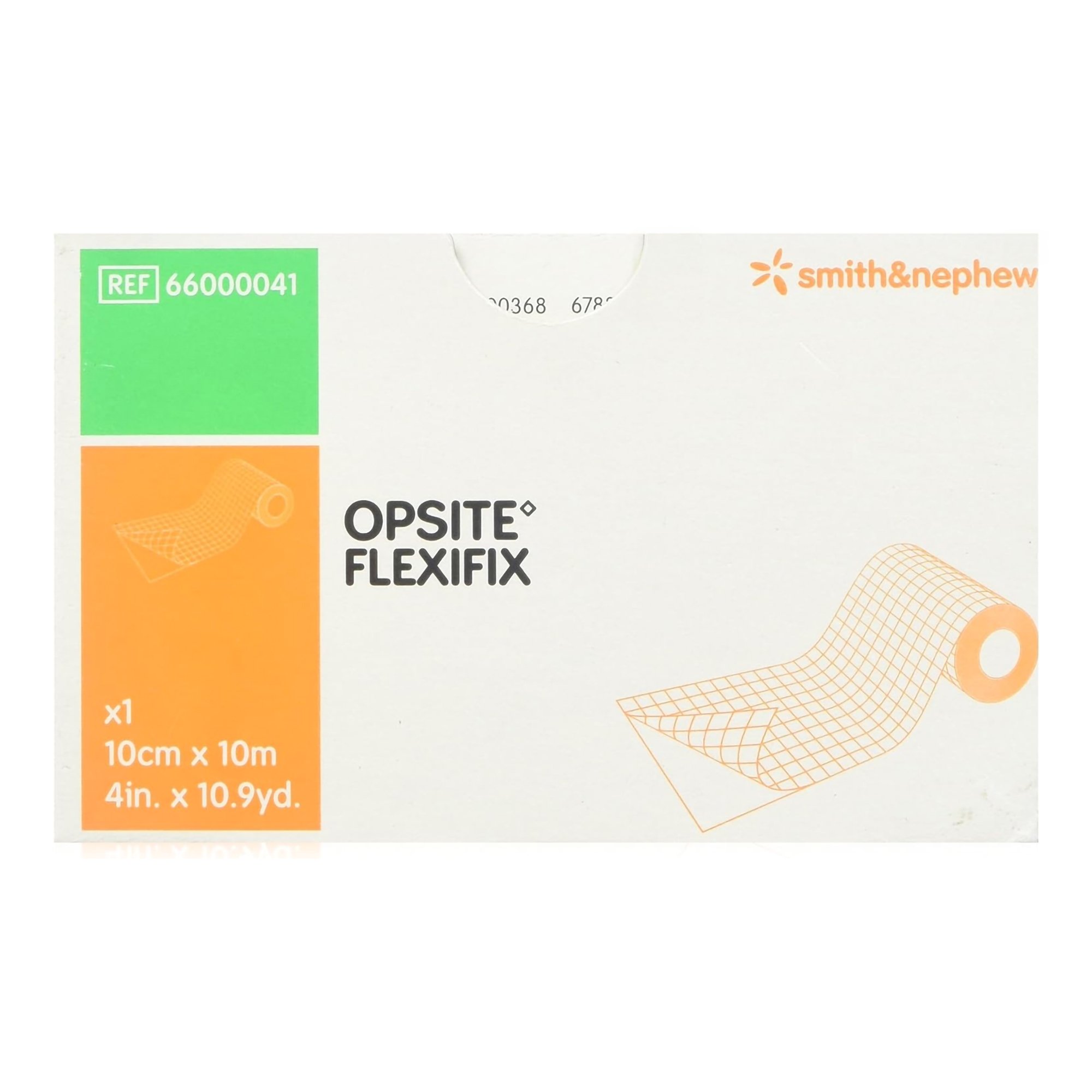 Smith & Nephew 66000041 - OpSite Flexifix Waterproof Dressing Retention Tape with Liner, 4 Inch x 11 Yard - 1/Each, 12/Case