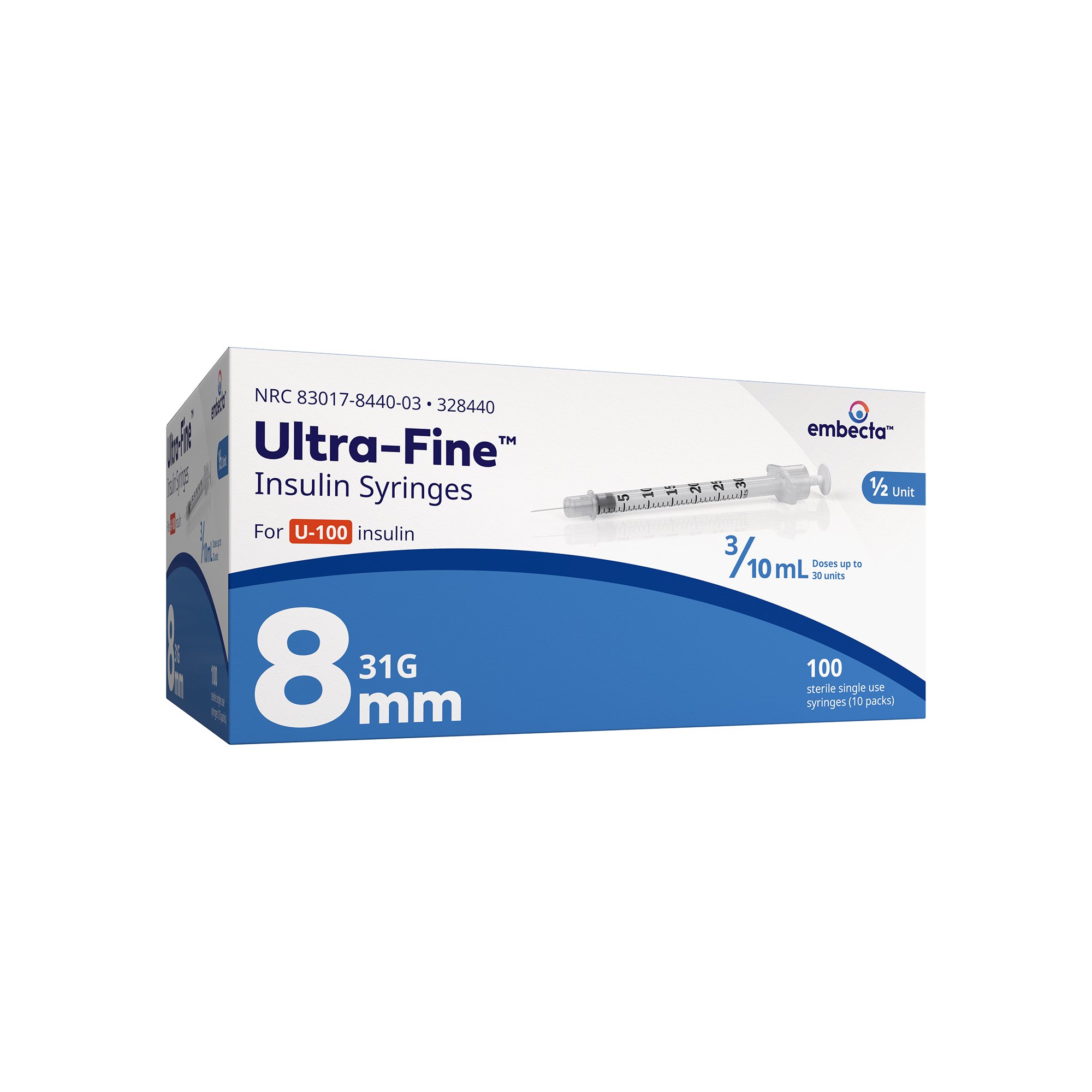 embecta Medical II LLC - 328440 Ultra-Fine™ Insulin Syringe with Needle