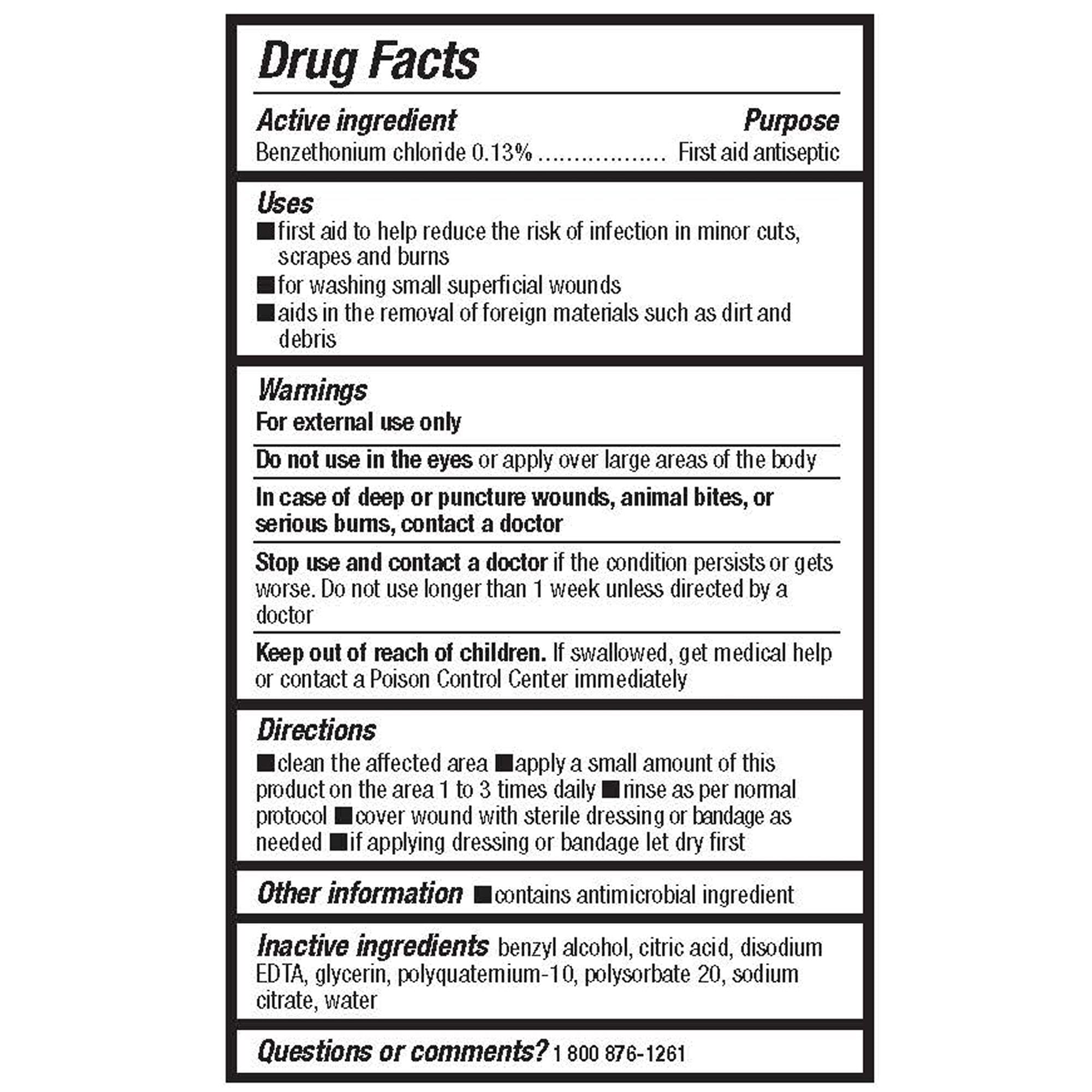Smith & Nephew 59449200 - Dermal Wound Cleanser, nontoxic, nonirritating, Antiseptic Spray, 8-oz Bottle - 1/Each, 12/Case