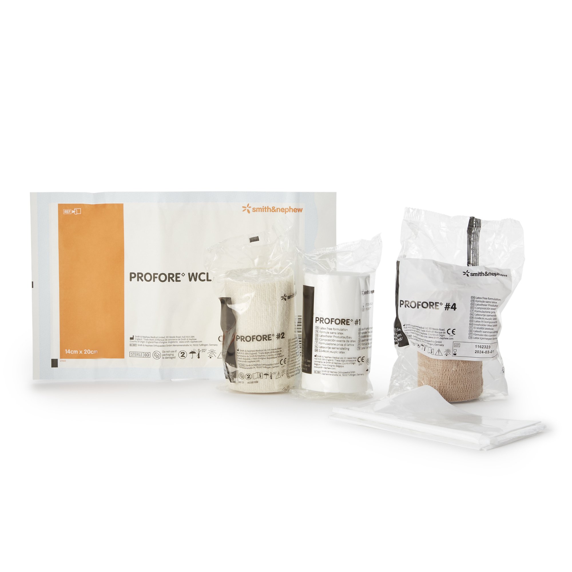 Smith & Nephew - 66000771 Profore® Lite Self-adherent / Tape Closure 3 Layer Compression Bandage System