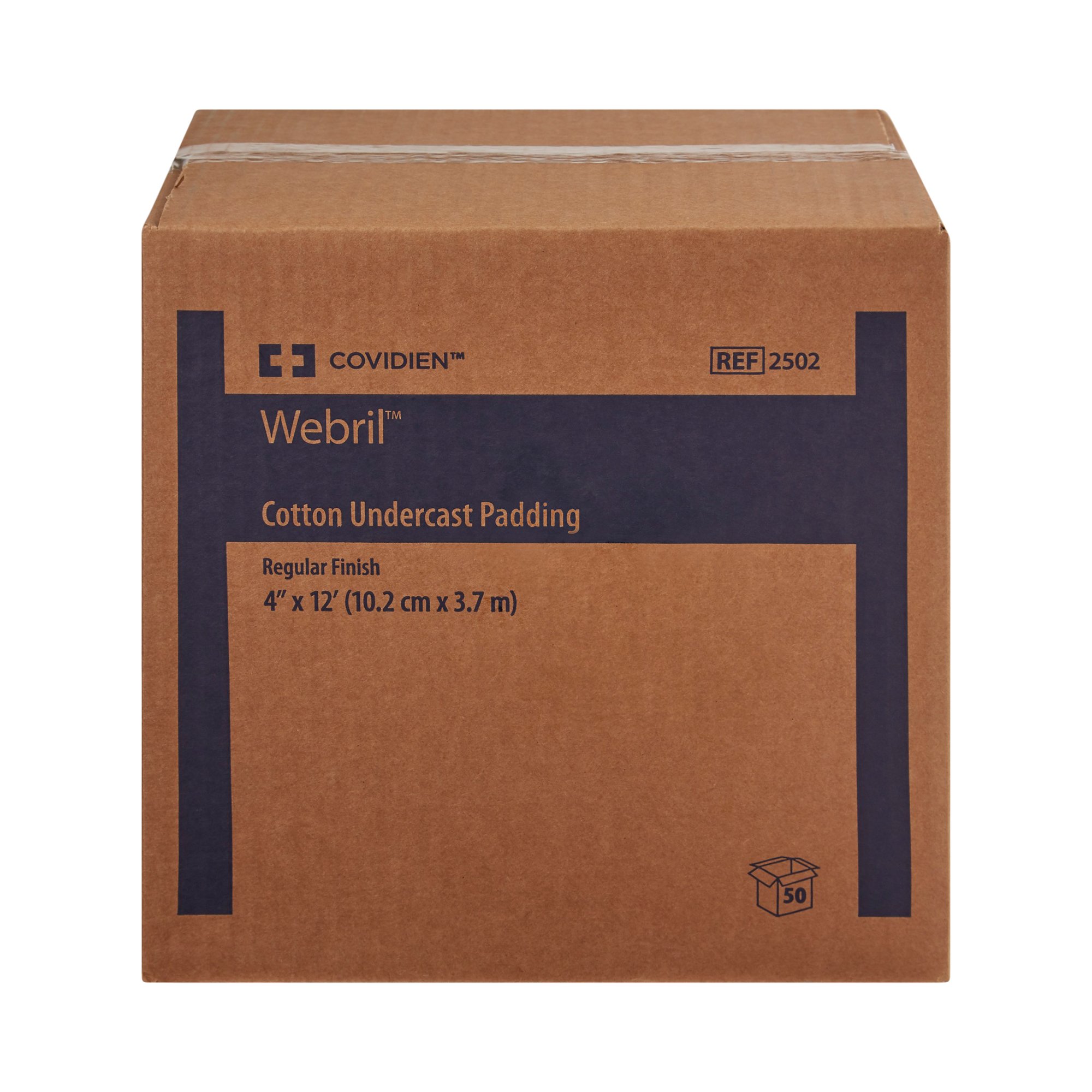 Cardinal - 2502 Webril™ White Cotton Undercast Cast Padding