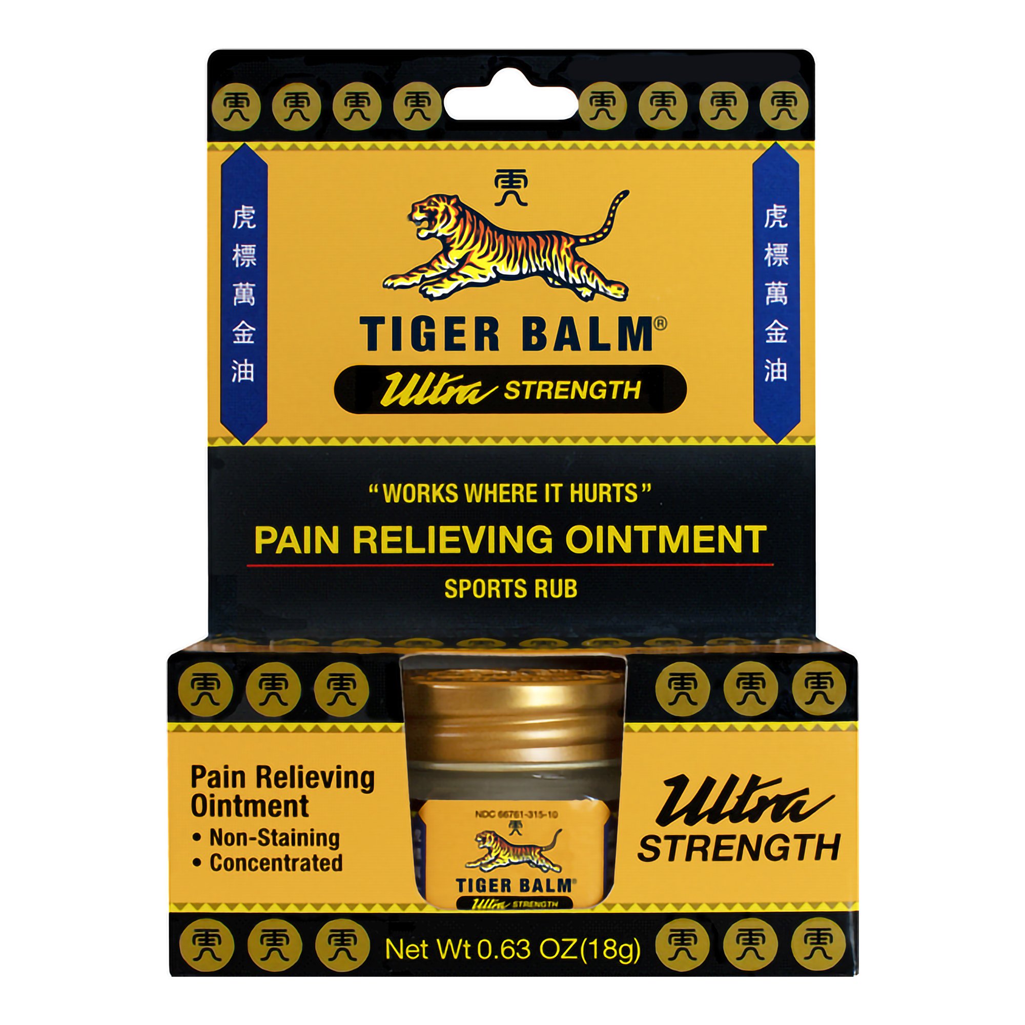 Prince of Peace Enterprises - 49906031510 Tiger Balm® Ultra Strength Camphor / Menthol Topical Pain Relief