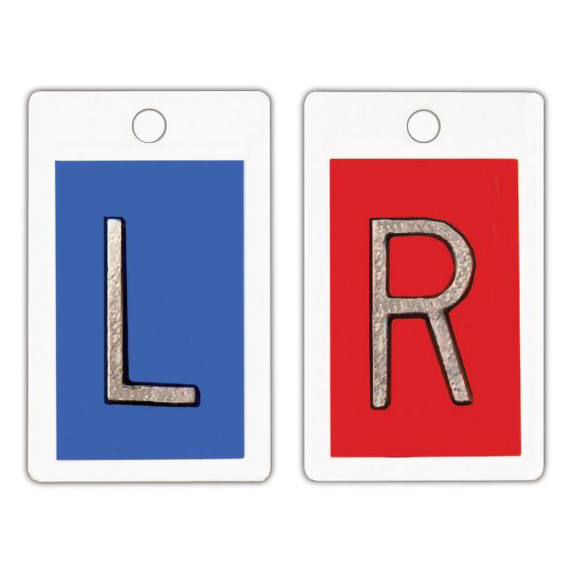 Wolf X-Ray - 50171 Identifier Markers 1 Inch Blue / Red Left / Right 1 Set