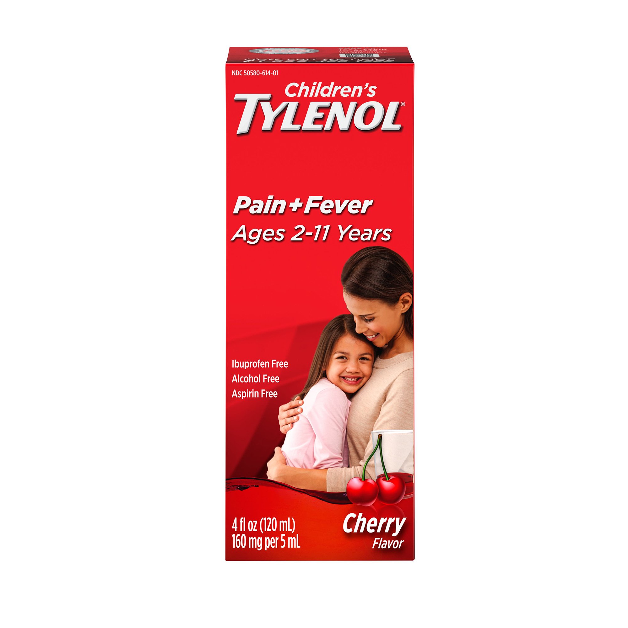 Kenvue Brands LLC 50580016604 - Tylenol Children's Pain + Fever Oral Suspension, Cherry Flavor - 1/Each