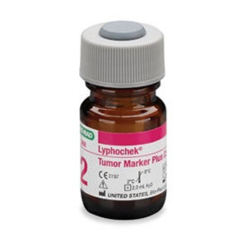 Bio-Rad Laboratories - 368 Immunoassay Control Lyphochek® Tumor Marker Plus Cancer Antigen / Tumor Marker Assays Level 2 6 X 2 mL