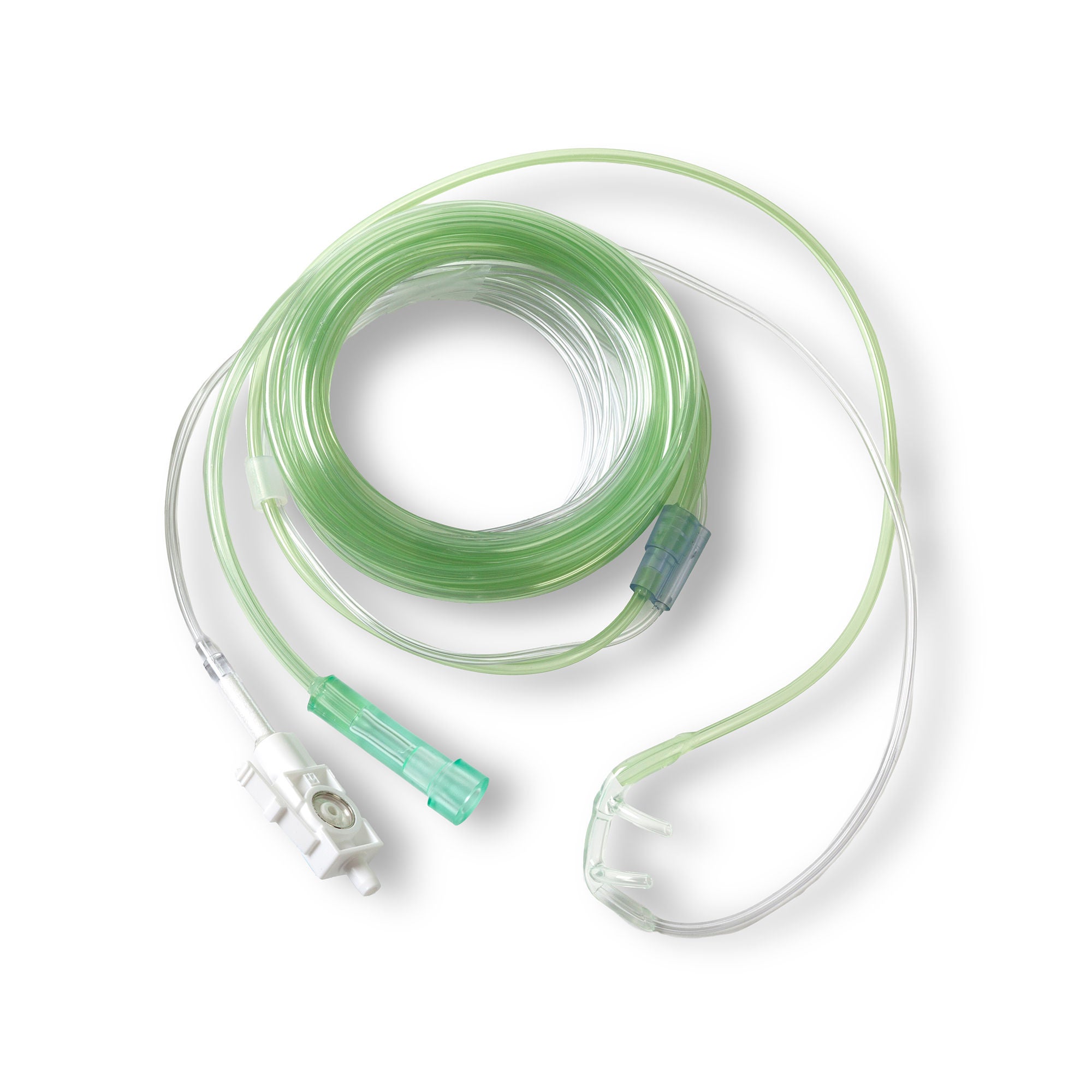 Zoll Medical - 8000-0356 ETCO2 Nasal Cannula LoFlo™ ETCO2 Sidestream Adult Curved Prongs Low Flow Rate