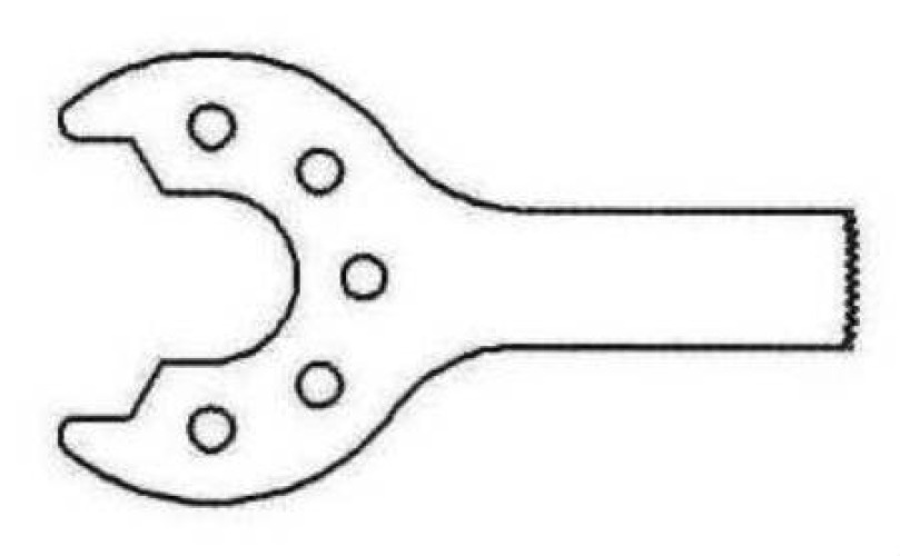 MicroAire Surgical Instruments - ZS-412 Micro Saw Blade Sagittal Radial Edge, Fine Tooth