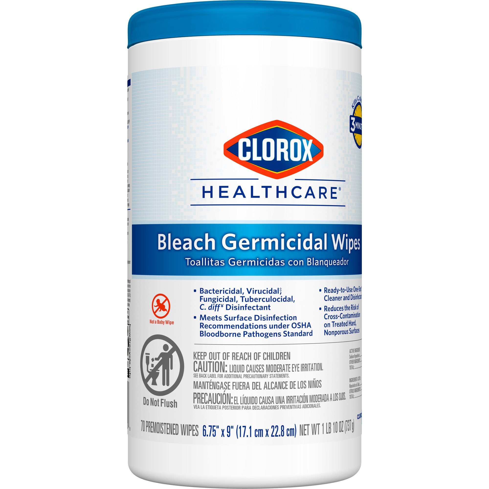 The Clorox Company - 35309 Clorox Healthcare® Bleach Germicidal Wipes