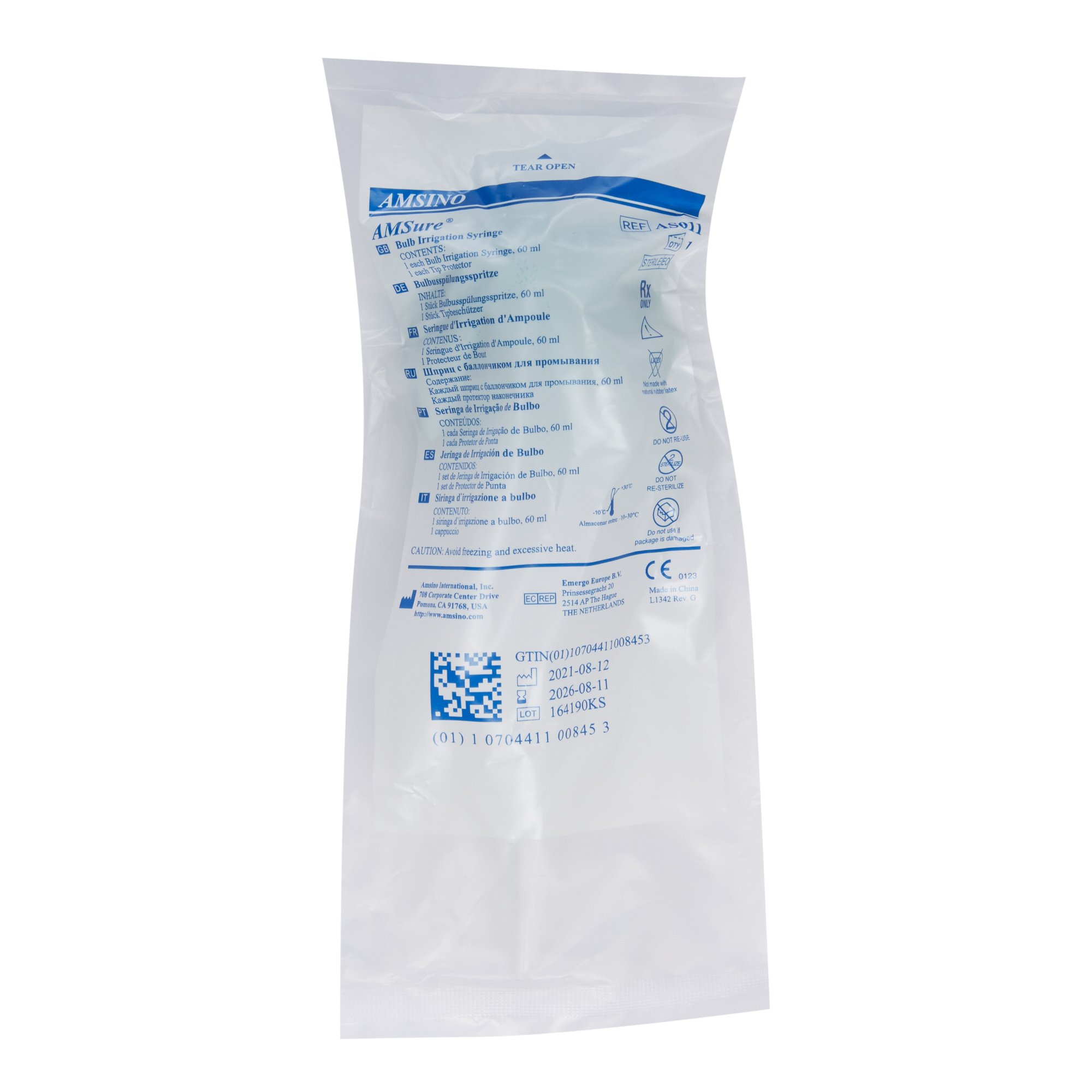 Amsino International - AS011 AMSure® Irrigation Bulb Syringe