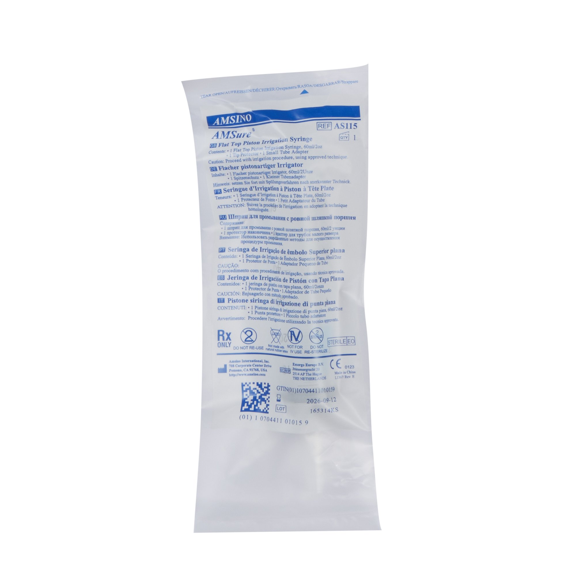 Amsino International - AS115 AMSure® Enteral Feeding / Irrigation Syringe