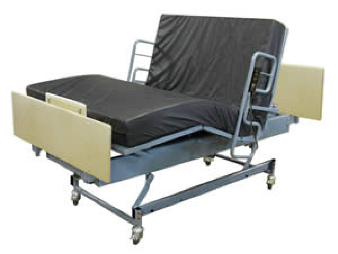 Big Boyz - QP6080 Electric Bed Queen's Pride 600LM Bariatric Queen 80 Inch Length Steel Deck 3 Functions 15-1/2 to 24-1/2 Inch Height Range