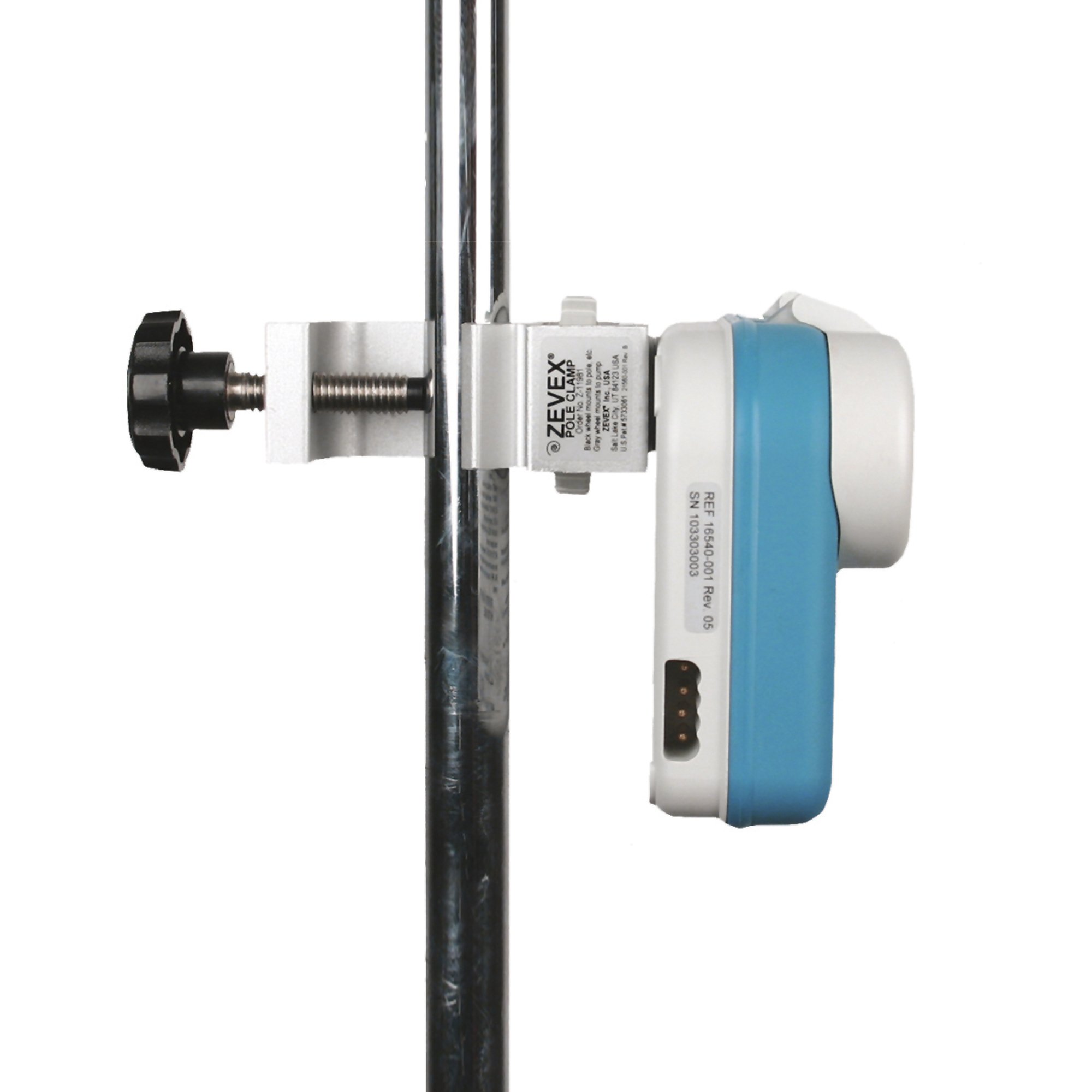 Zevex - 11981-001 Zevex Pole Clamp for use with Infinity or Infinity Orange Enteral Feeding Pump
