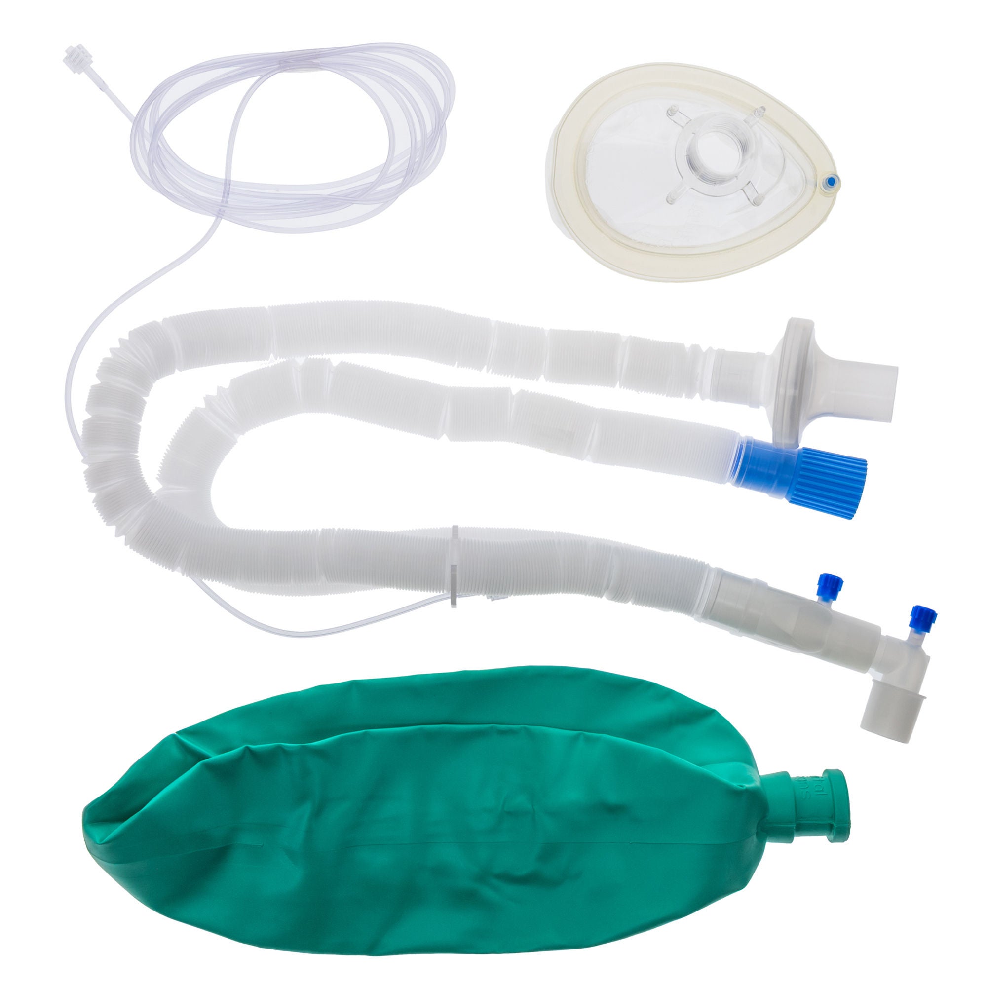 Sun Med - A5Z129X4 Anesthesia Breathing Circuit Vital Signs® Expandable Tube 90 Inch Tube Dual Limb Adult 3 Liter Bag Single Patient Use