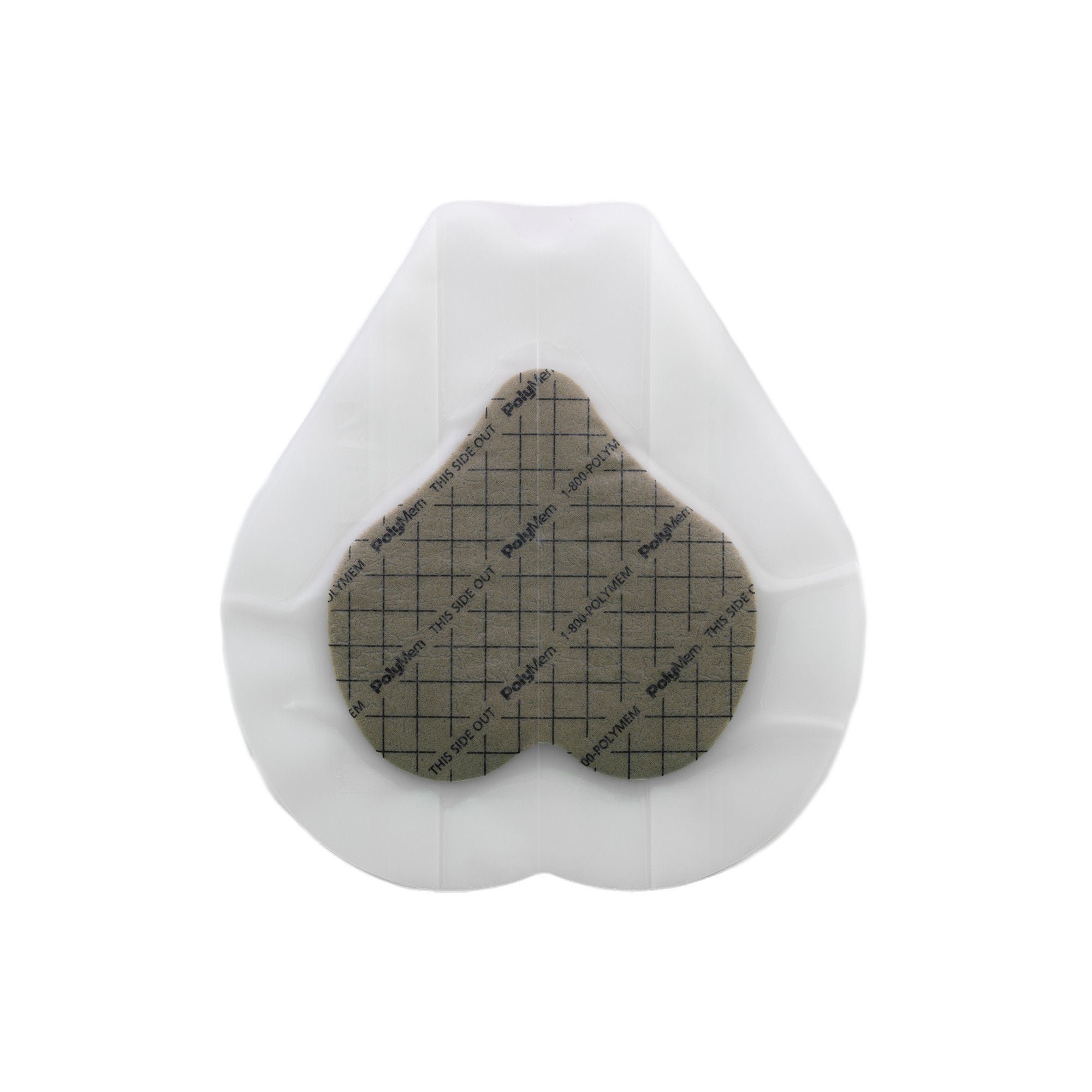Ferris Manufacturing - 1709 PolyMem® Shapes® Silver Foam Dressing, 7-1/5 x 7-4/5 Inch