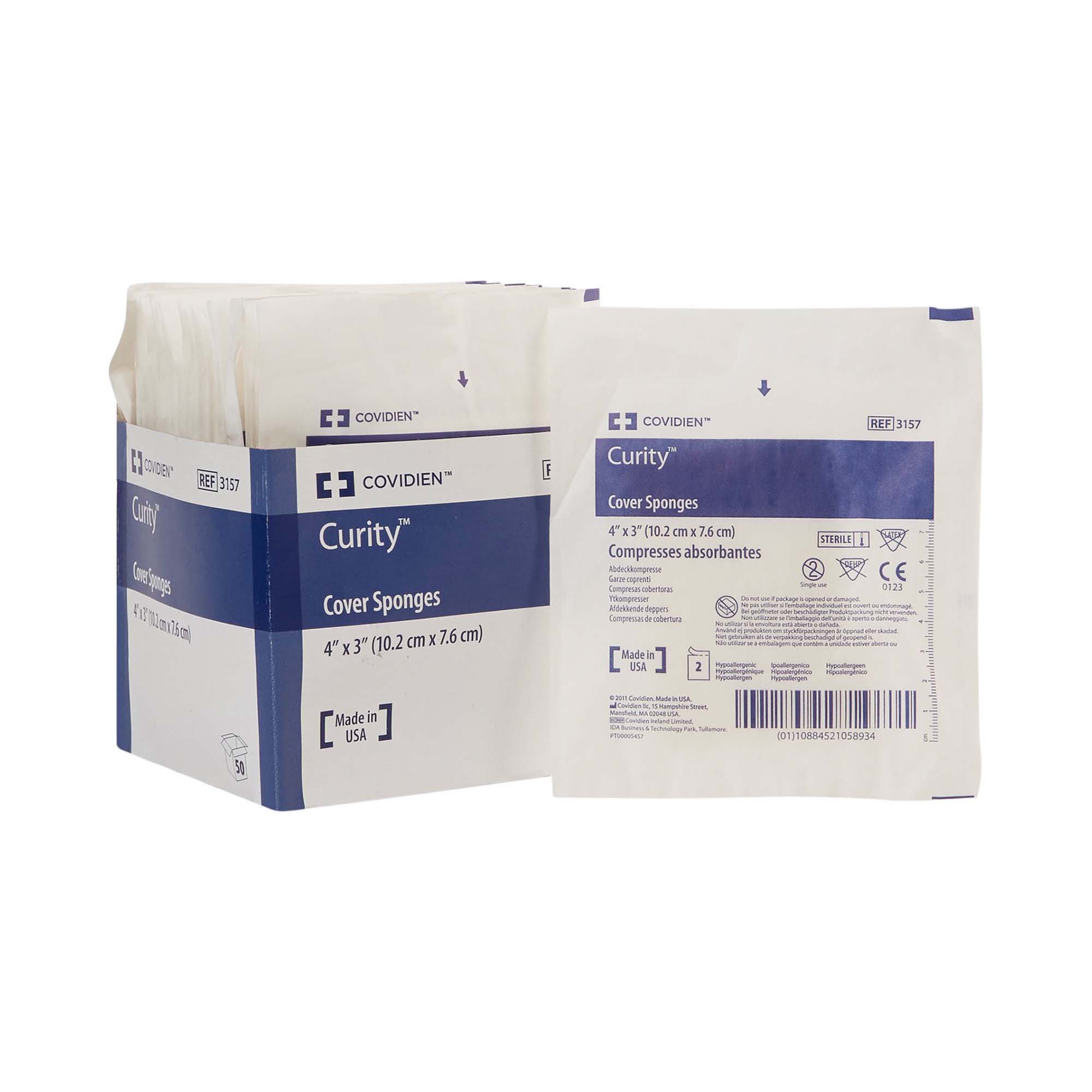 Cardinal - 3157 Curity™ Sterile Nonwoven Sponge