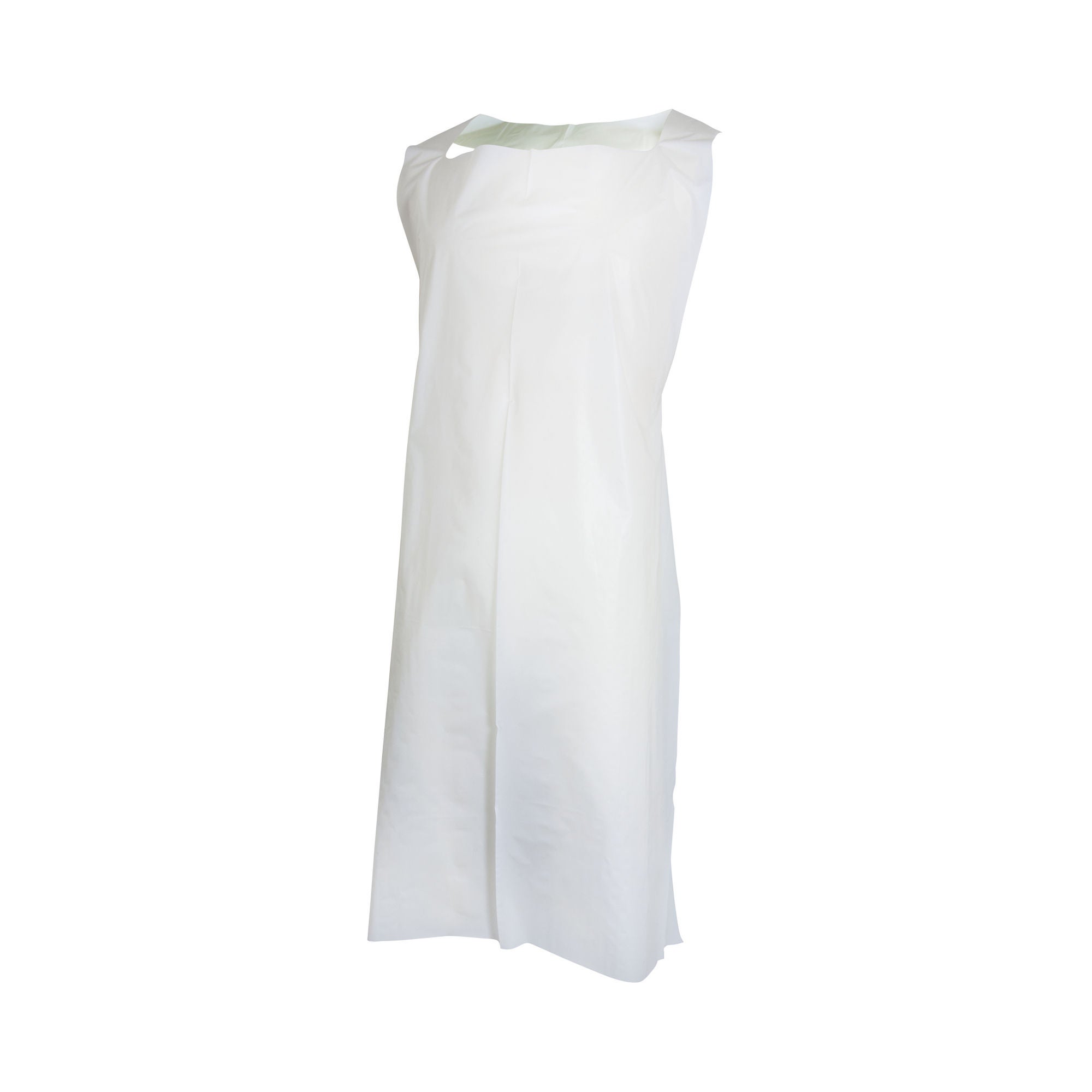 McKesson Brand - 18-404 General Purpose Apron McKesson One Size Fits Most Bib Style White Disposable
