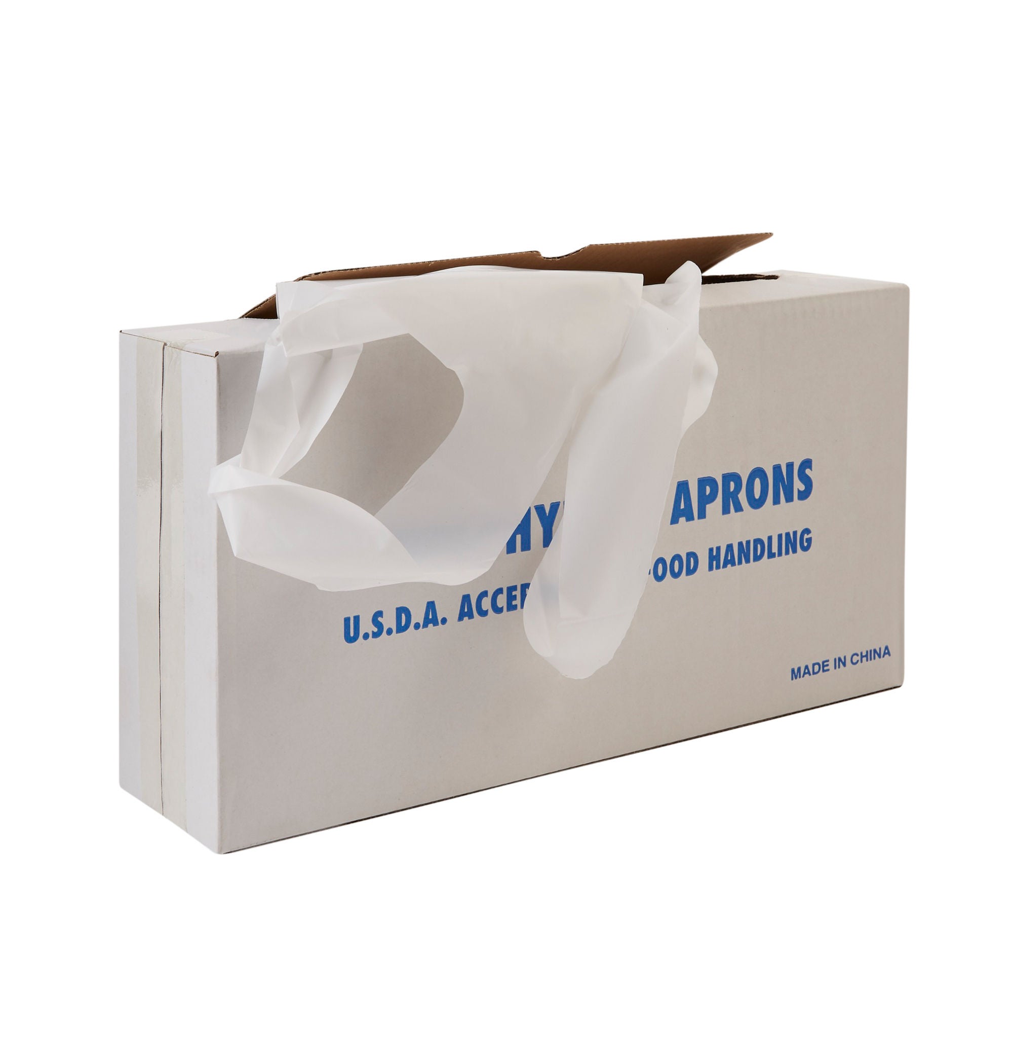 McKesson Brand - 18-404 General Purpose Apron McKesson One Size Fits Most Bib Style White Disposable