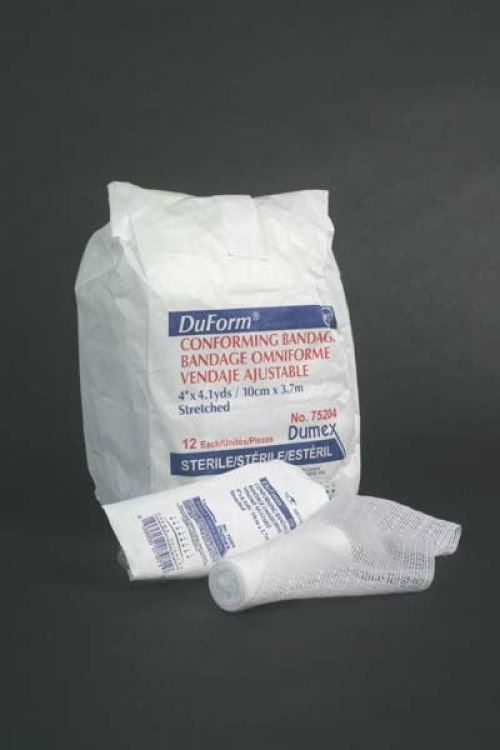Gentell - 75203 Conforming Bandage Duform 3 Inch X 4-1/10 Yard 1-Ply Sterile 1 per Pack