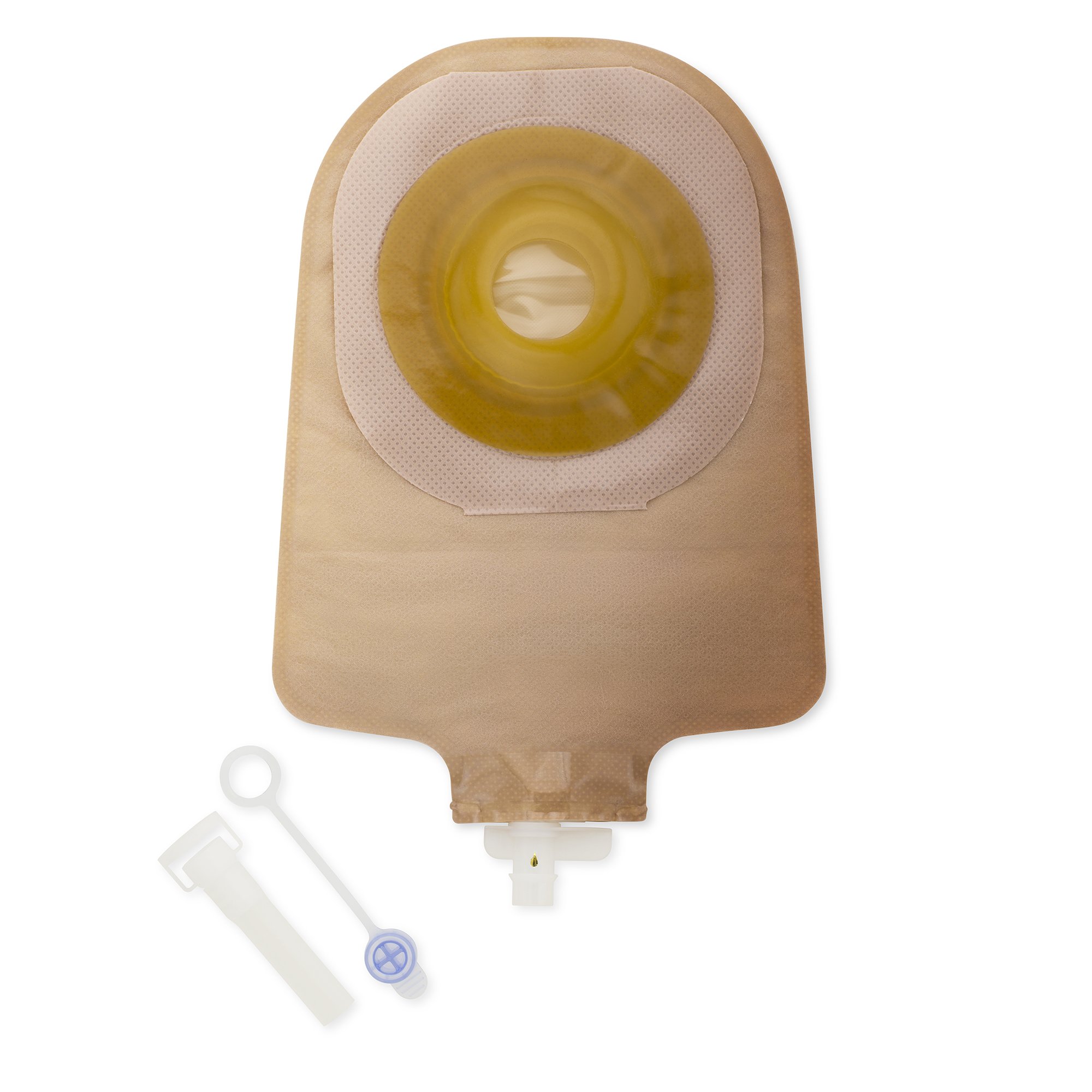 Hollister 8494 - Premier™ One-Piece Beige Urostomy Pouch, Pre-cut to Fit 25 mm Stomas - 5/Box