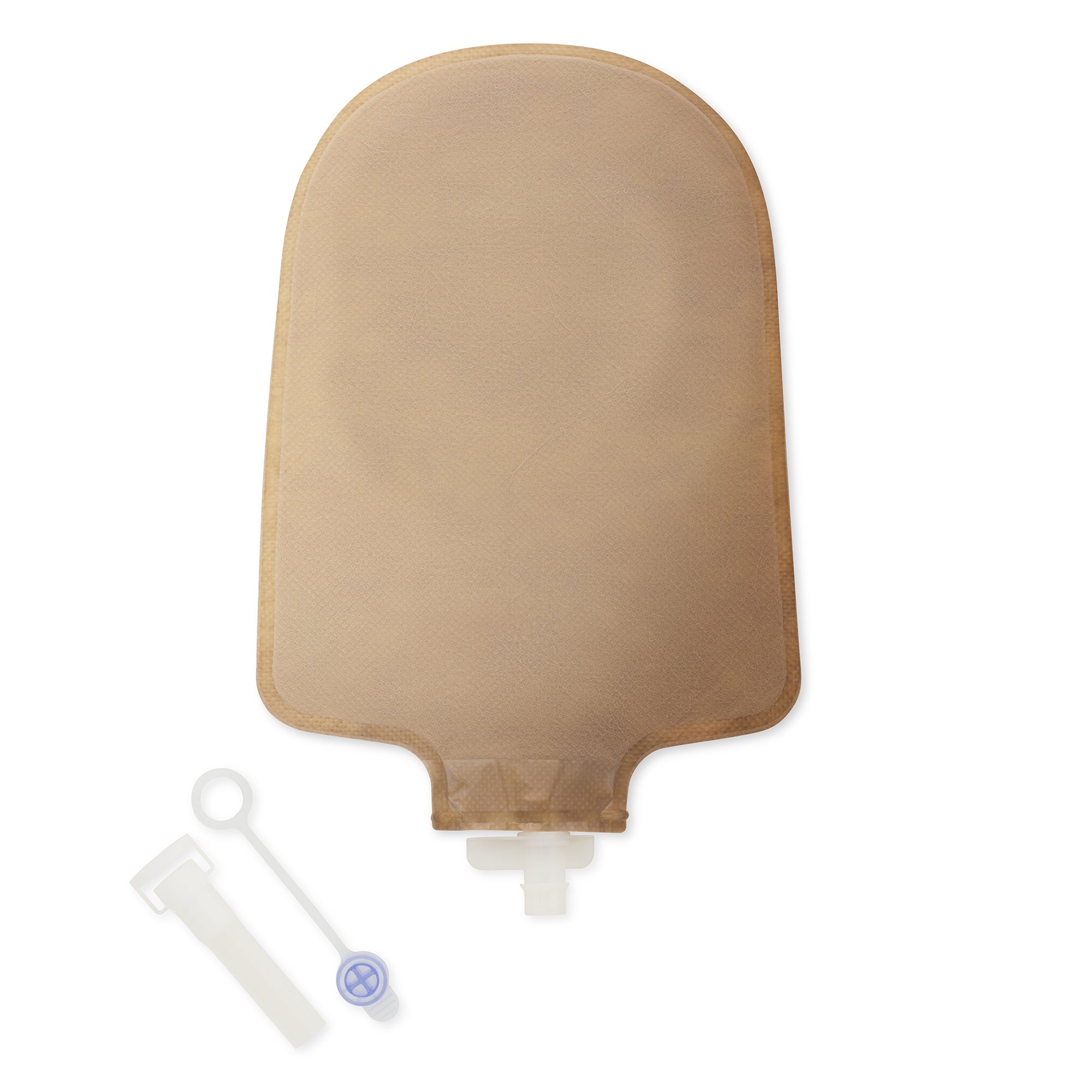 Hollister 8494 - Premier™ One-Piece Beige Urostomy Pouch, Pre-cut to Fit 25 mm Stomas - 5/Box