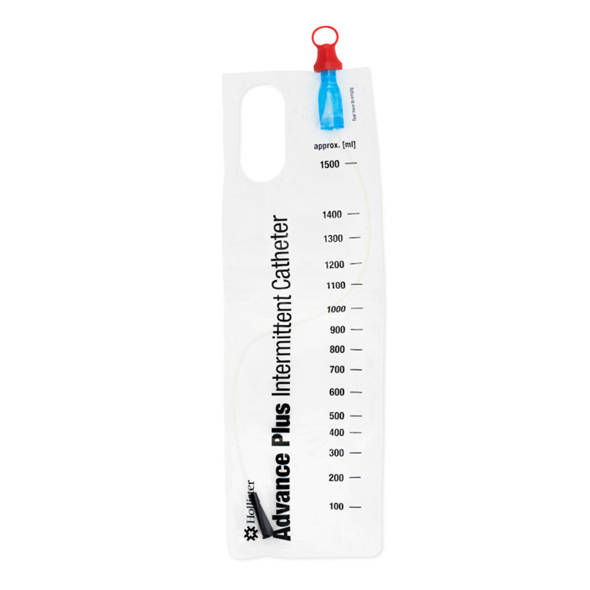 Hollister - 94104 Intermittent Closed System Catheter Advance Plus™ Straight Tip 10 Fr. Without Balloon PVC