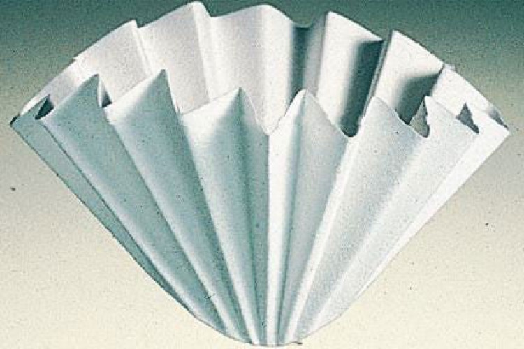 Fisher Anatomical - 0979014D Fisherbrand® Filter Paper 12.5 cm OD, Particle Retention: Above 10 µm, Qualitative Circle, Coarse, Grade: P8 Fluted Conical Funnels