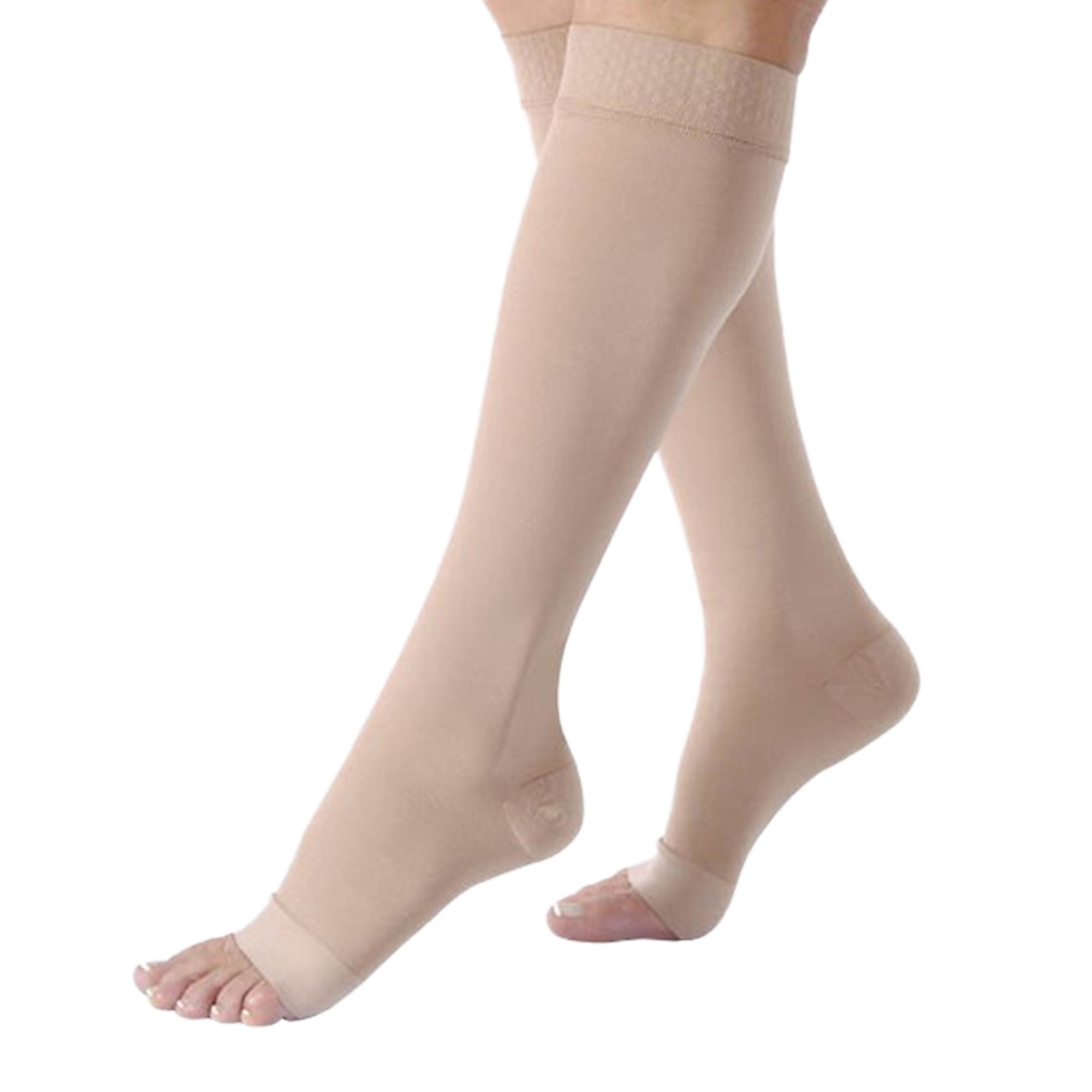 BSN Medical - 114639 Compression Stocking Jobst® Relief Knee High X-Large / Full Calf Beige Open Toe
