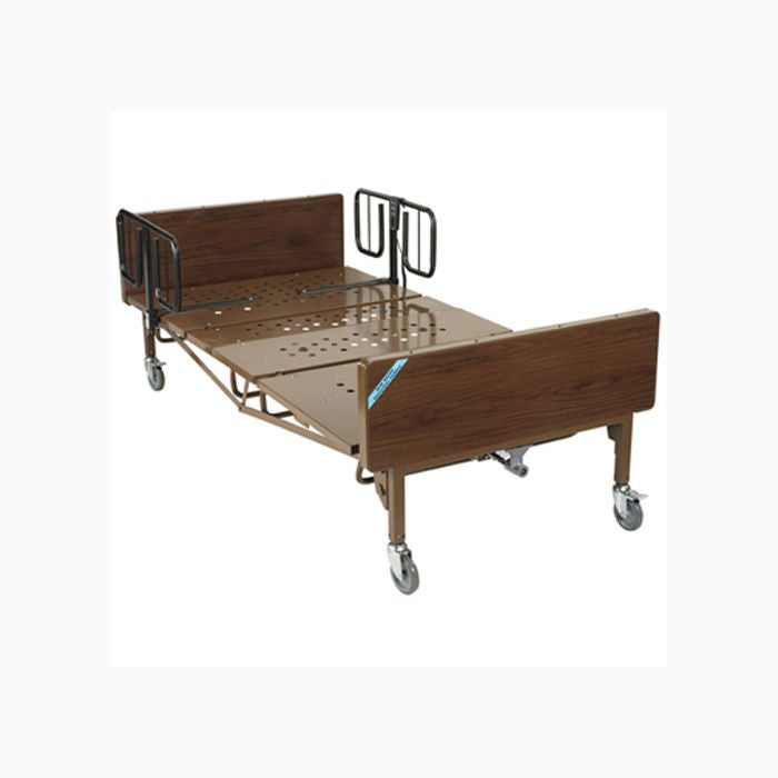 Drive DeVilbiss Healthcare - 15300BV-PKG Electric Bed Home Care 80 Inch Length Slat Deck 3 Functions 18 to 26 Inch Height Range