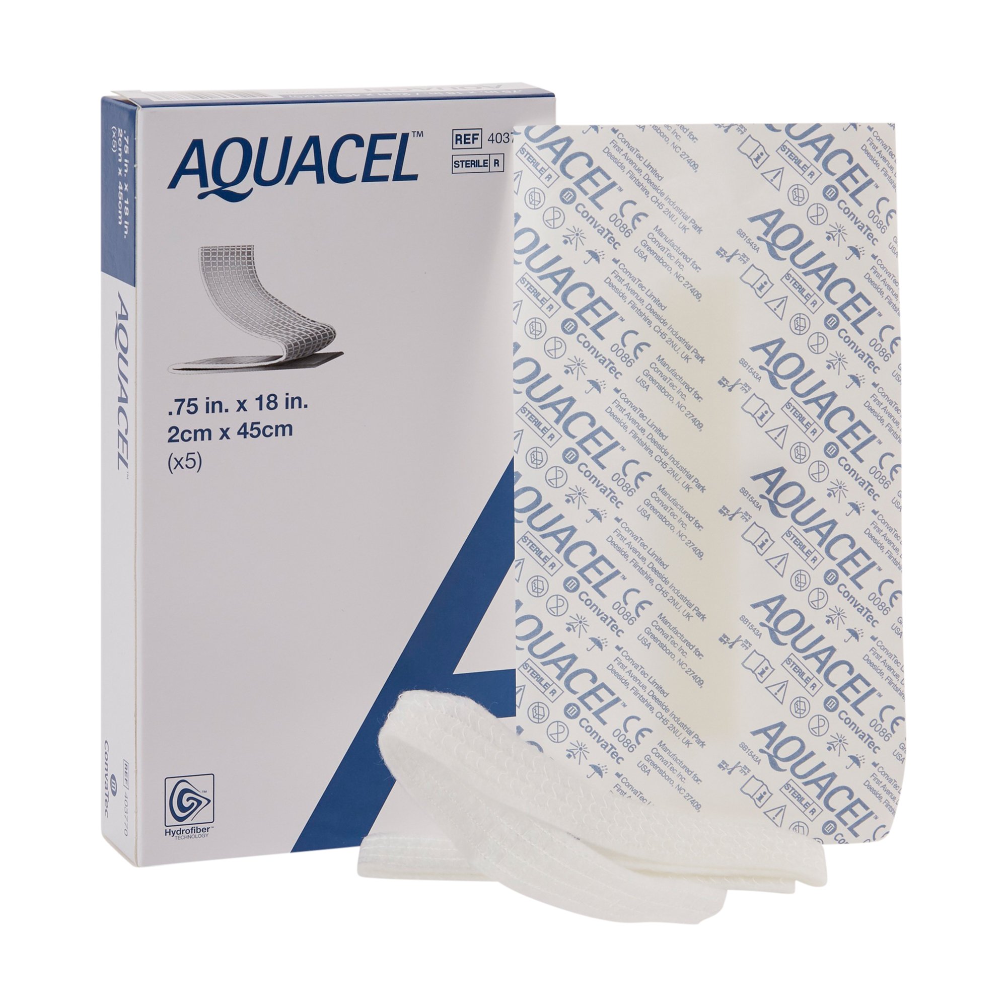 ConvaTec - 403770 Aquacel® Ribbon Hydrofiber Gelling Fiber Wound Dressing